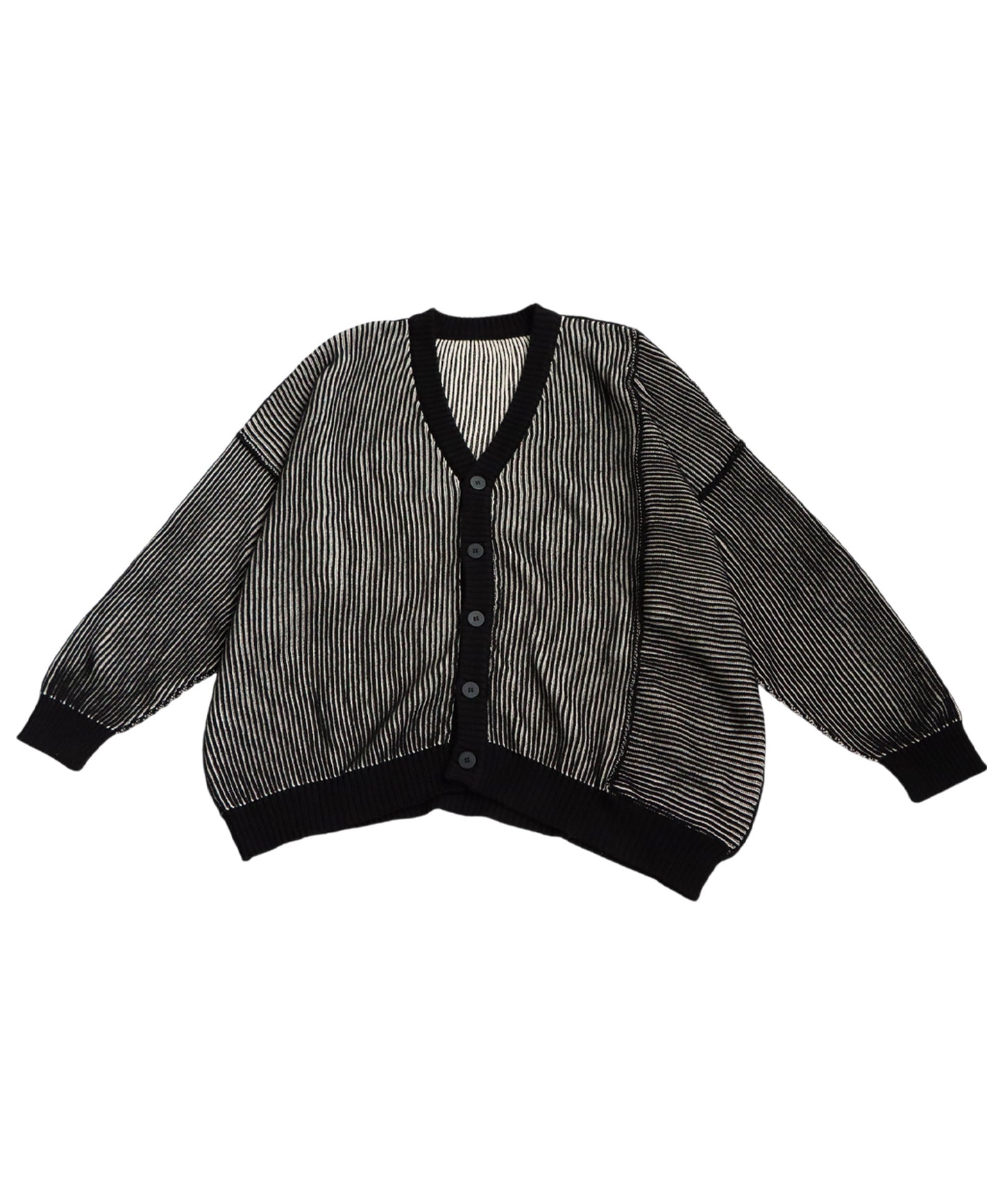 Striped Knit Cardigan Ladies