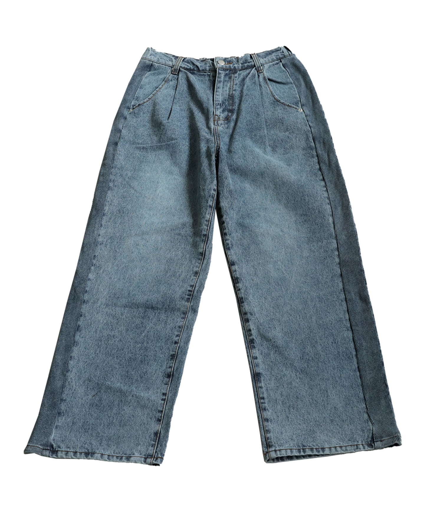 Ribbed Straight Denim Men's