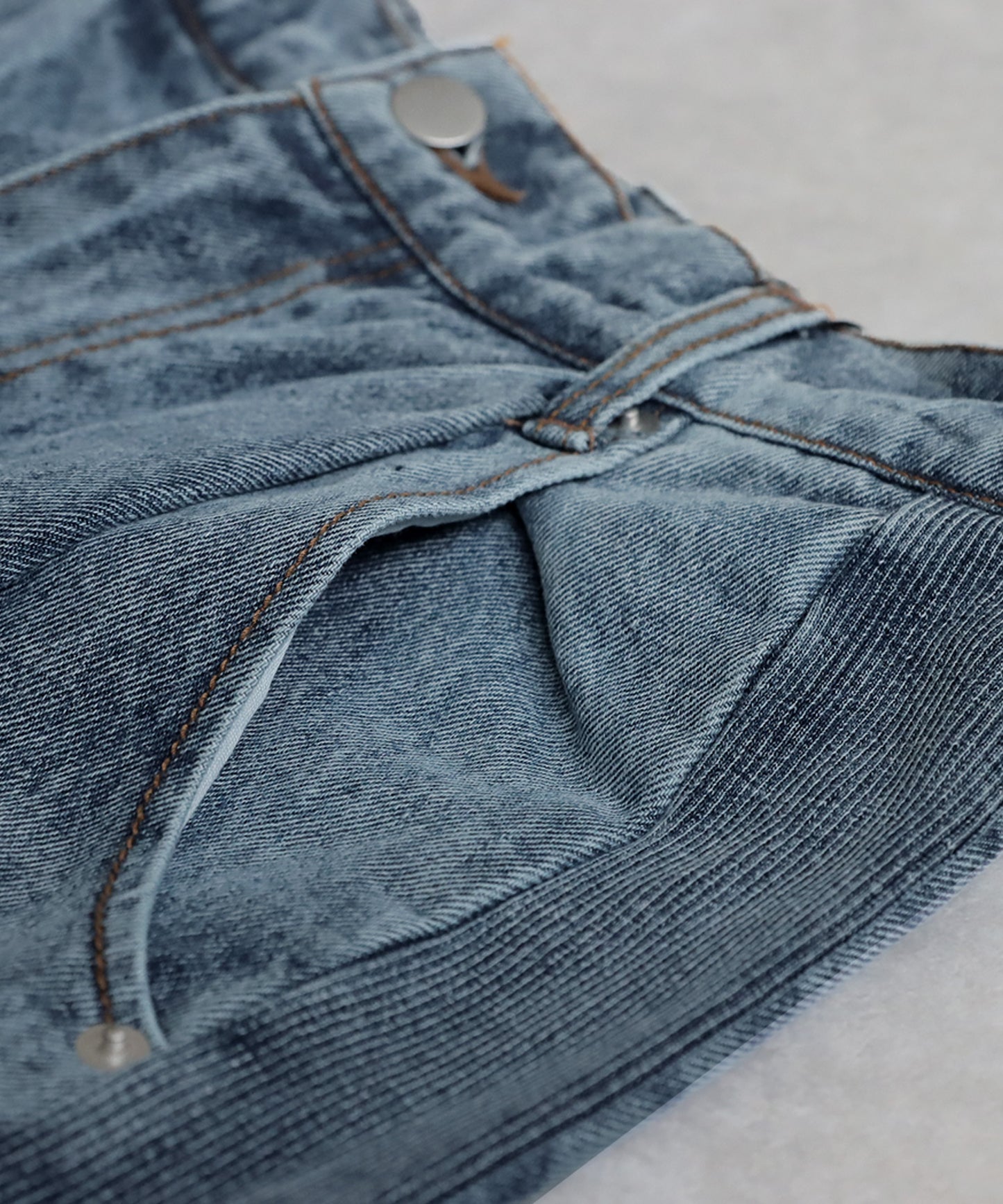 Ribbed Straight Denim Men's