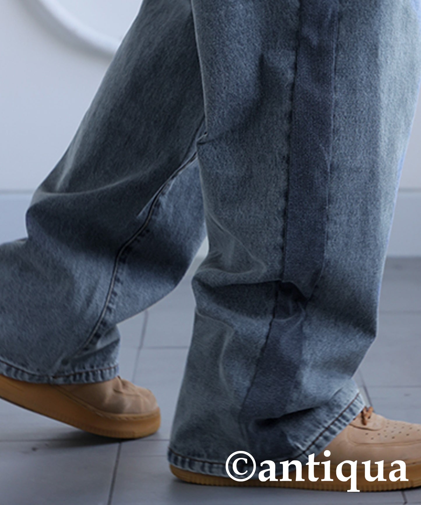 Ribbed Straight Denim Men's