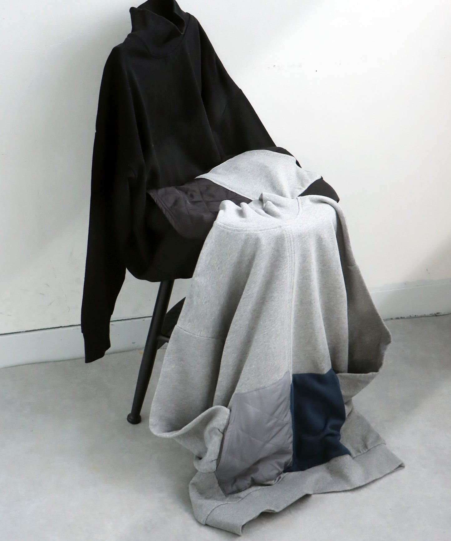 Pocket Color Scheme Tops Ladies