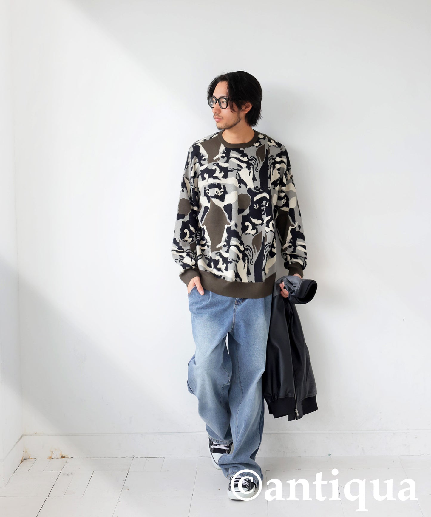 Camouflage Knit Men's