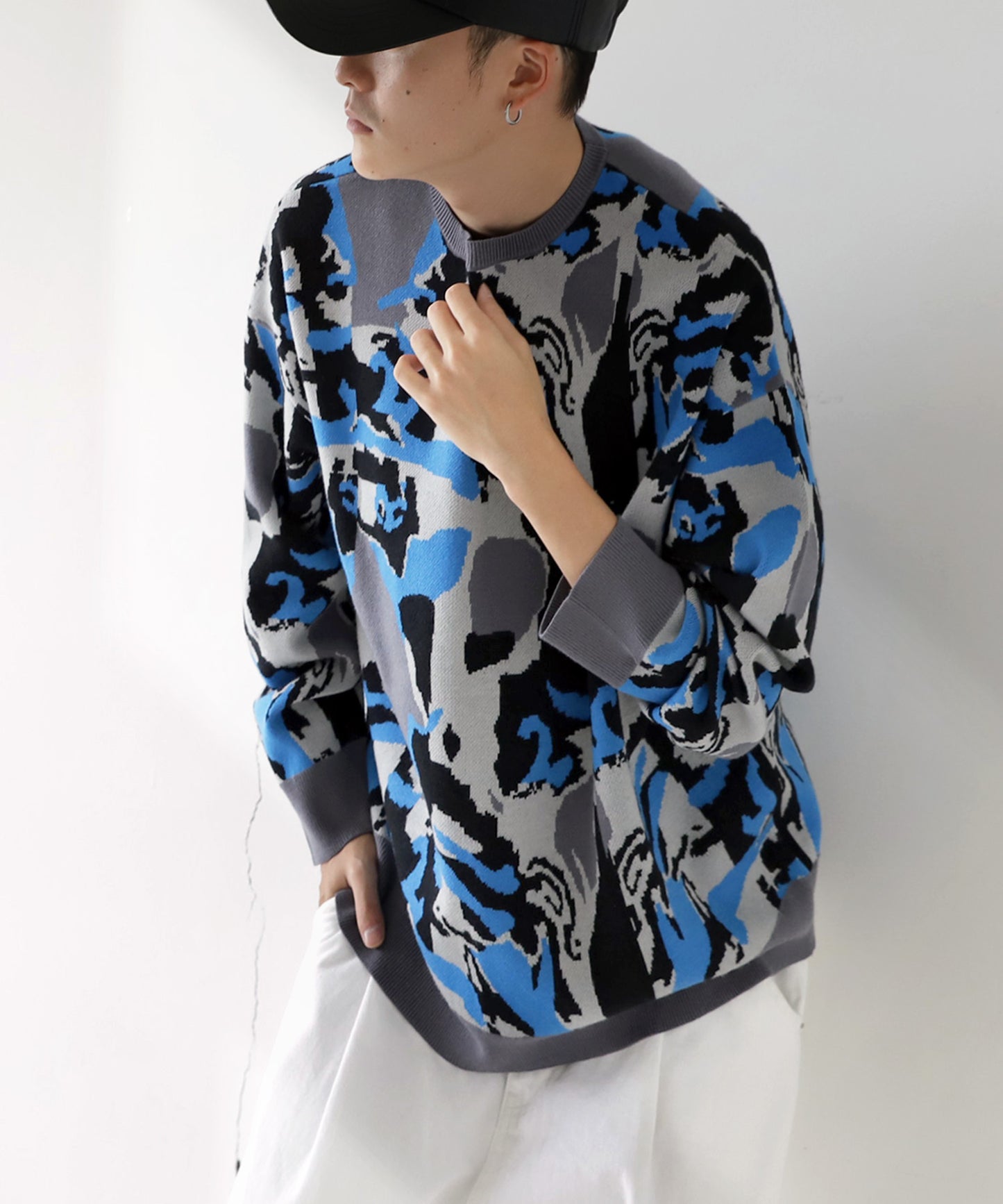 Camouflage Knit Men's