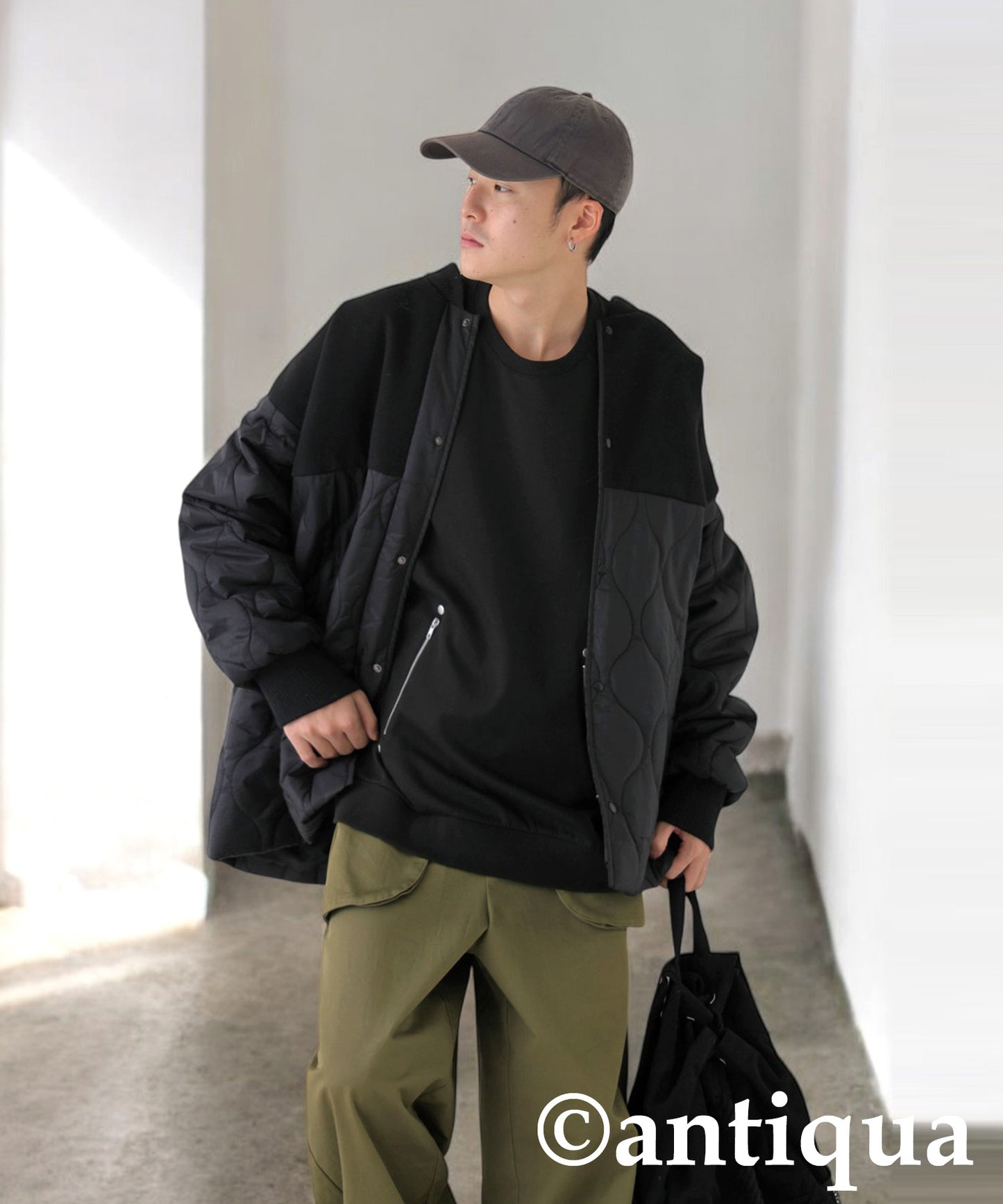 Zip Punch Pullover Men's