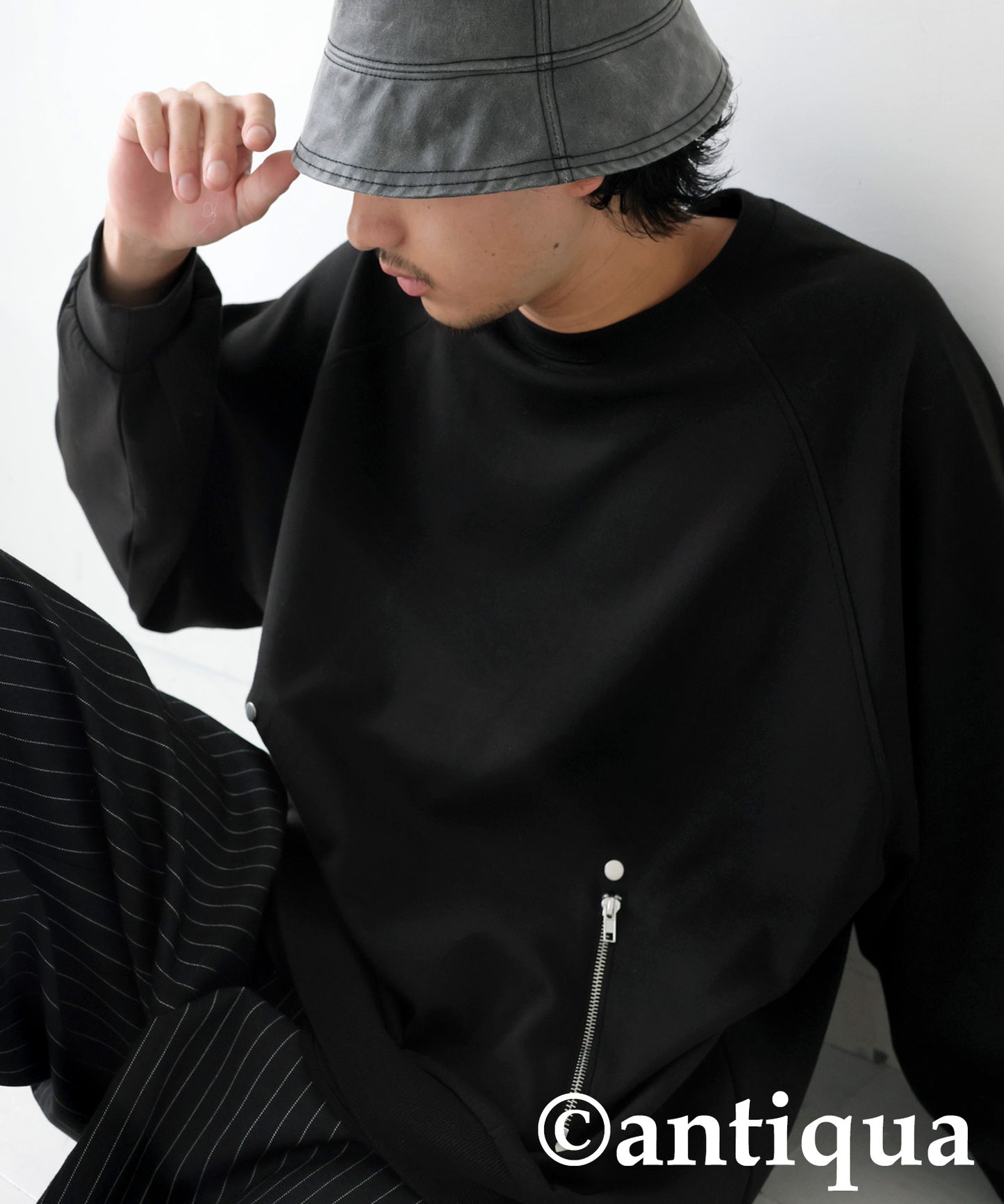 Zip Punch Pullover Men's