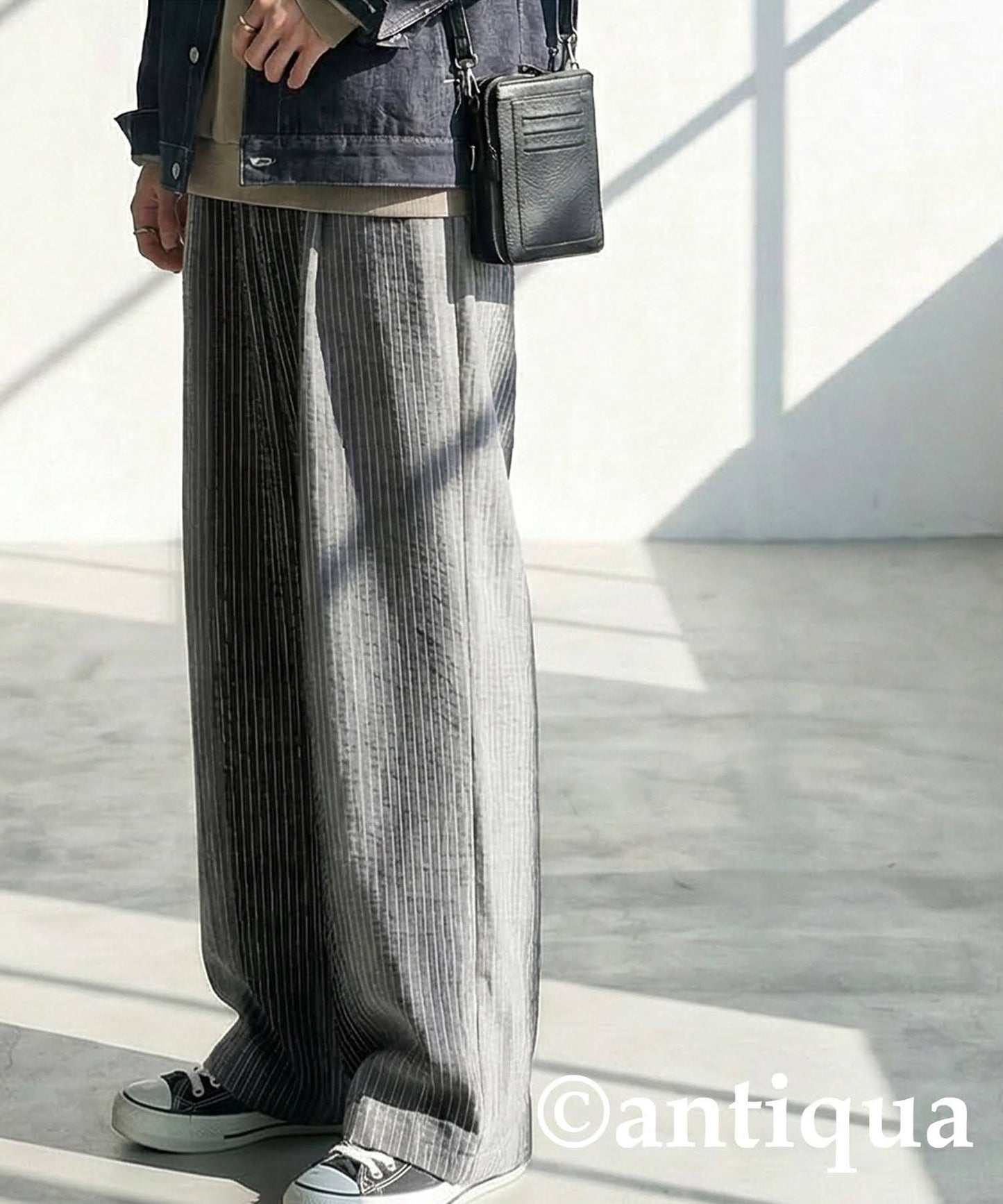 Striped Wide Pants Men's