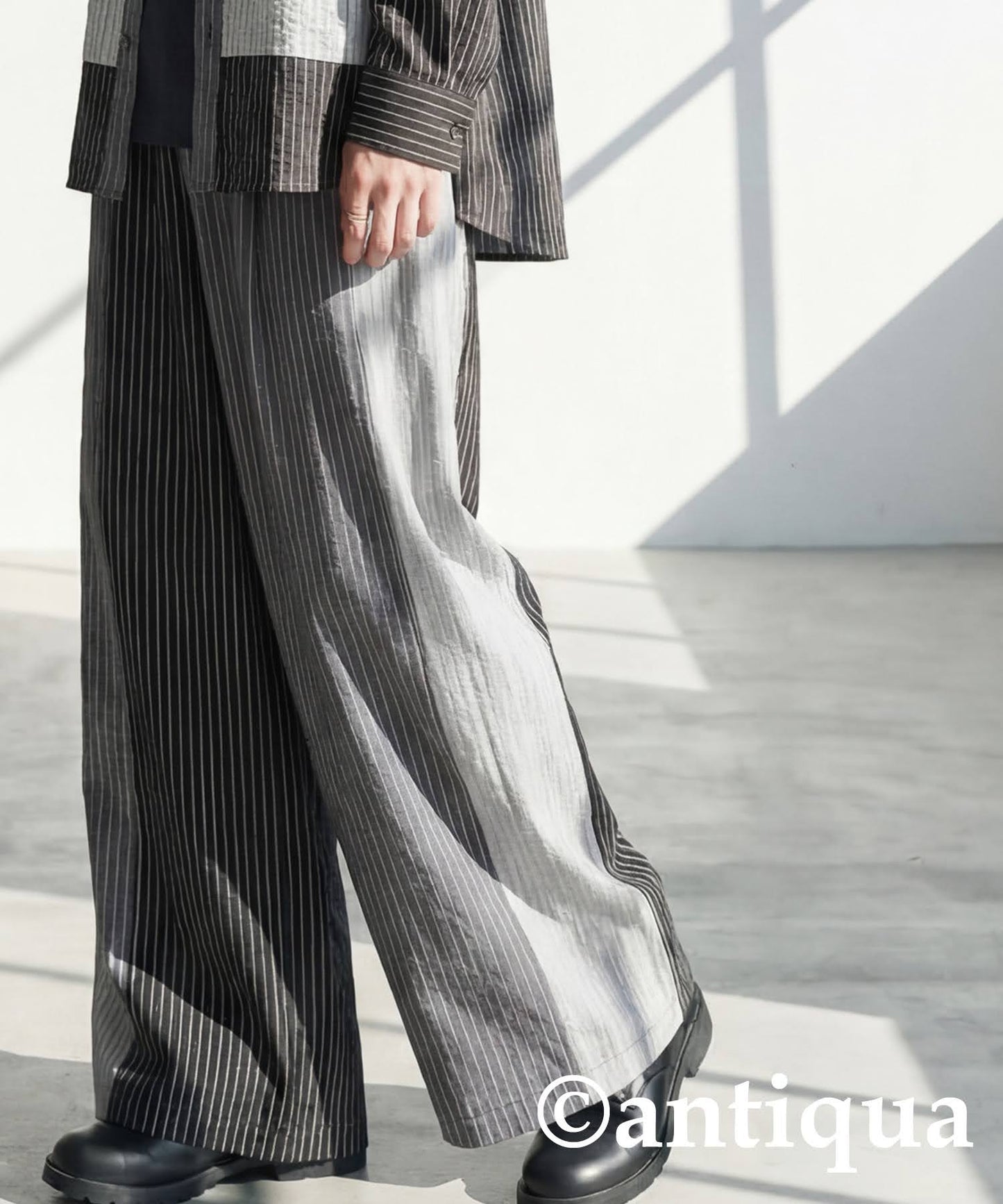 Striped Wide Pants Men's
