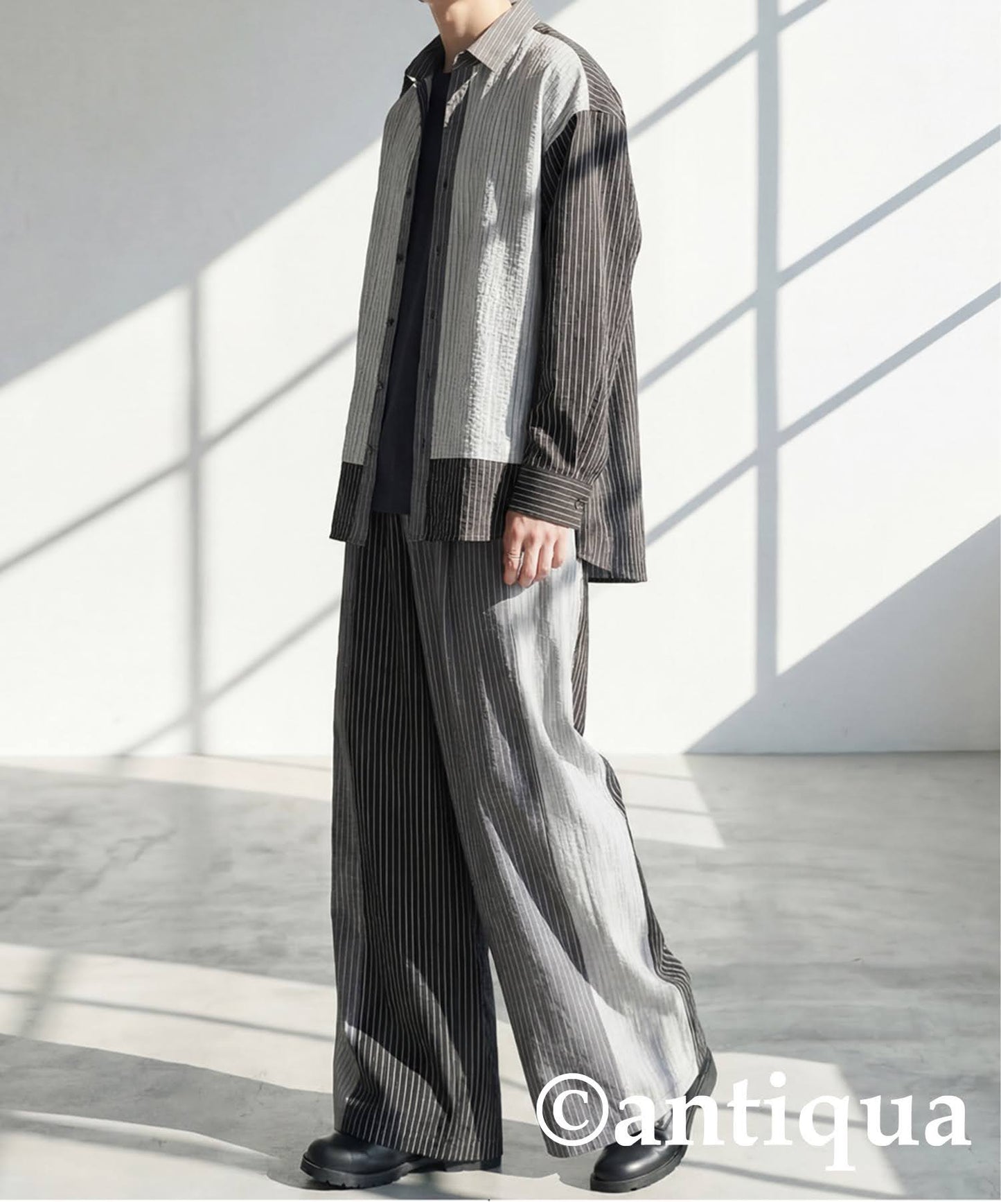 Striped Wide Pants Men's
