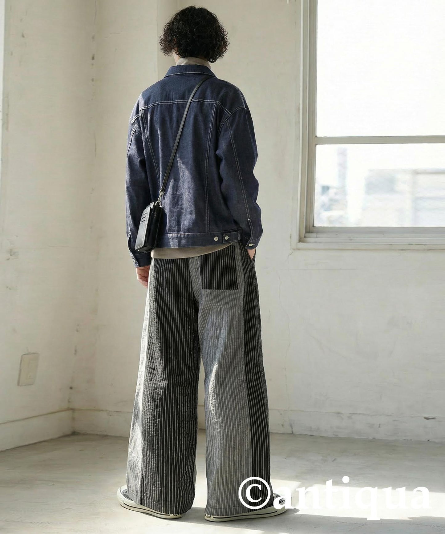 Striped Wide Pants Men's