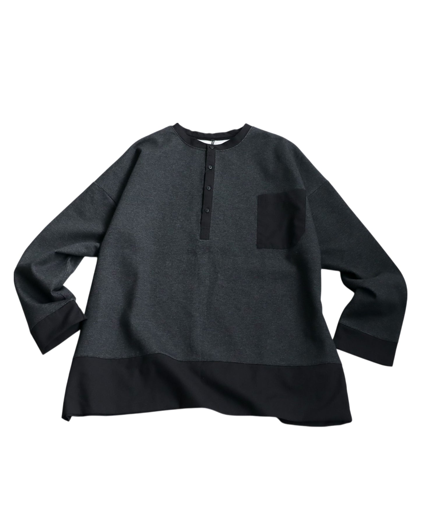 Henley Neck Tops Ladies