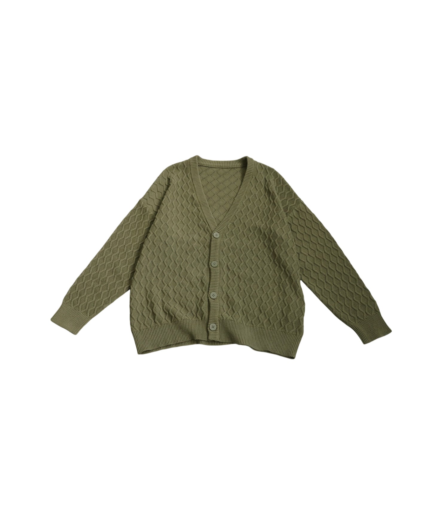Aran Knit Cardigan Ladies
