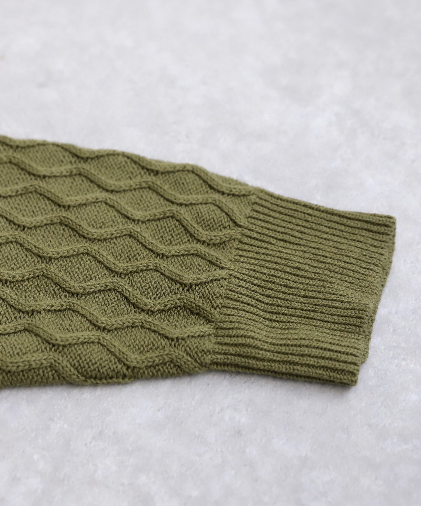 Aran Knit Cardigan Ladies