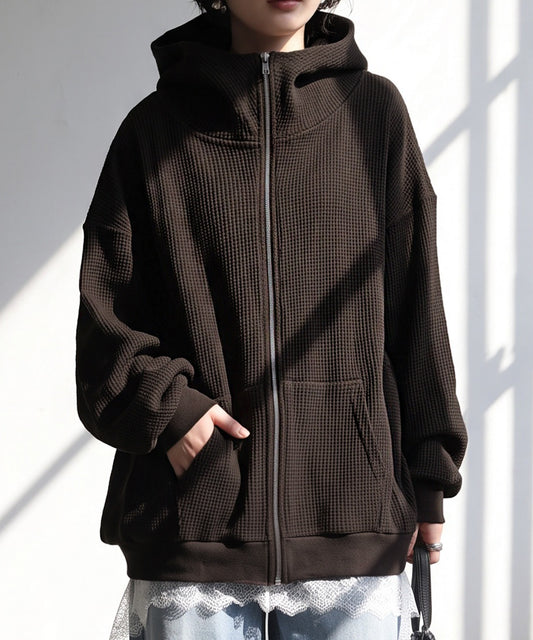 ONI-Waffle Hoodie Ladies