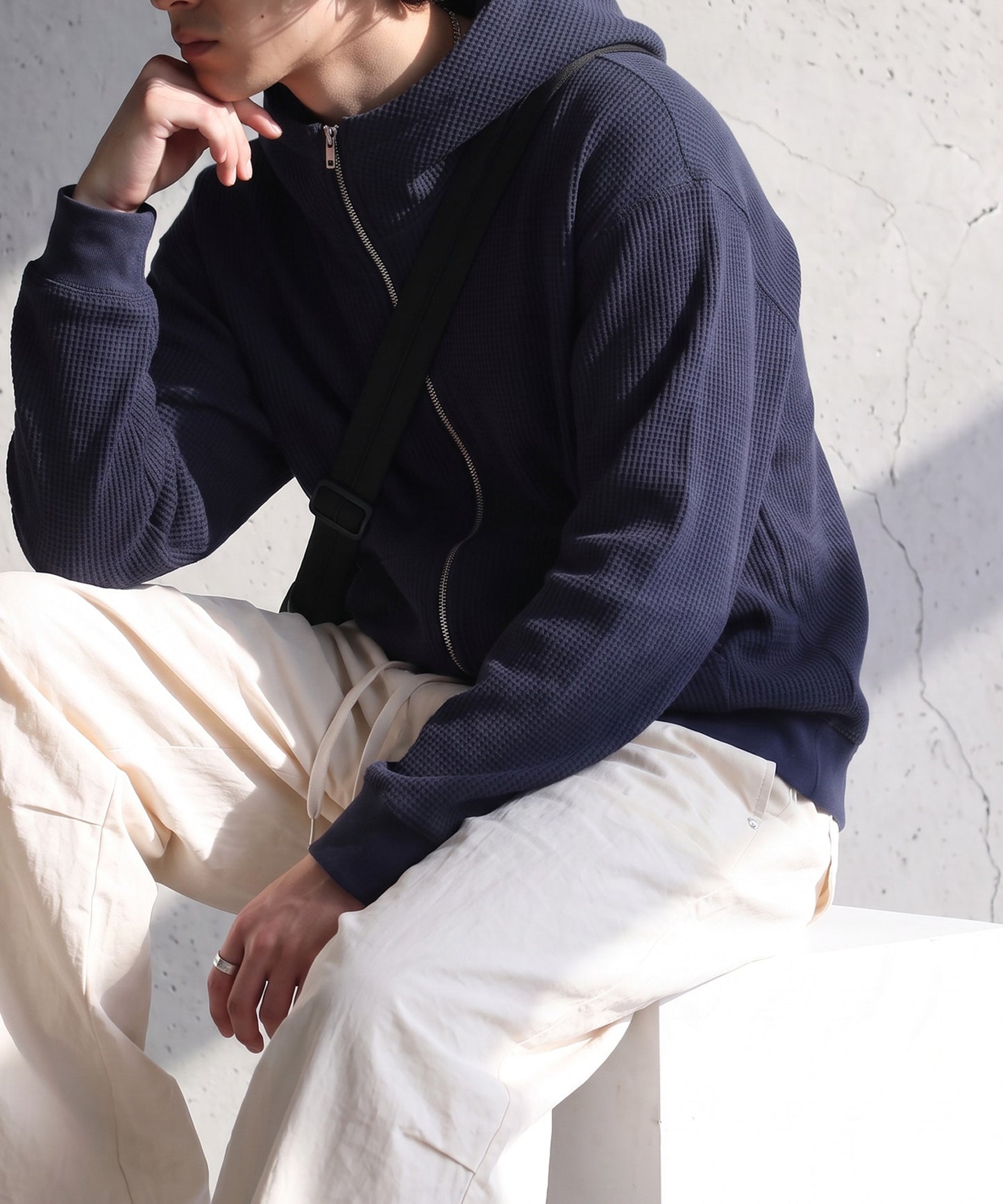 Oni-Waffle Hoodie Men's