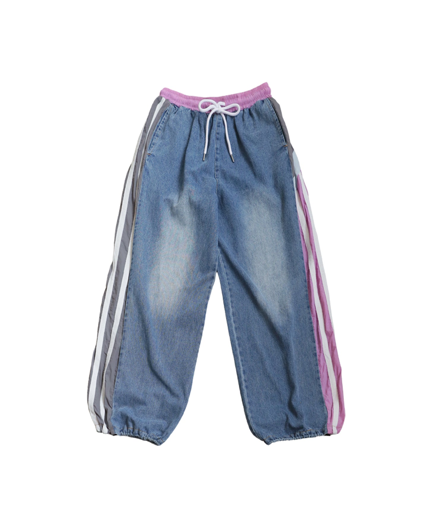 Ladies Asymmetrical Denim Pants