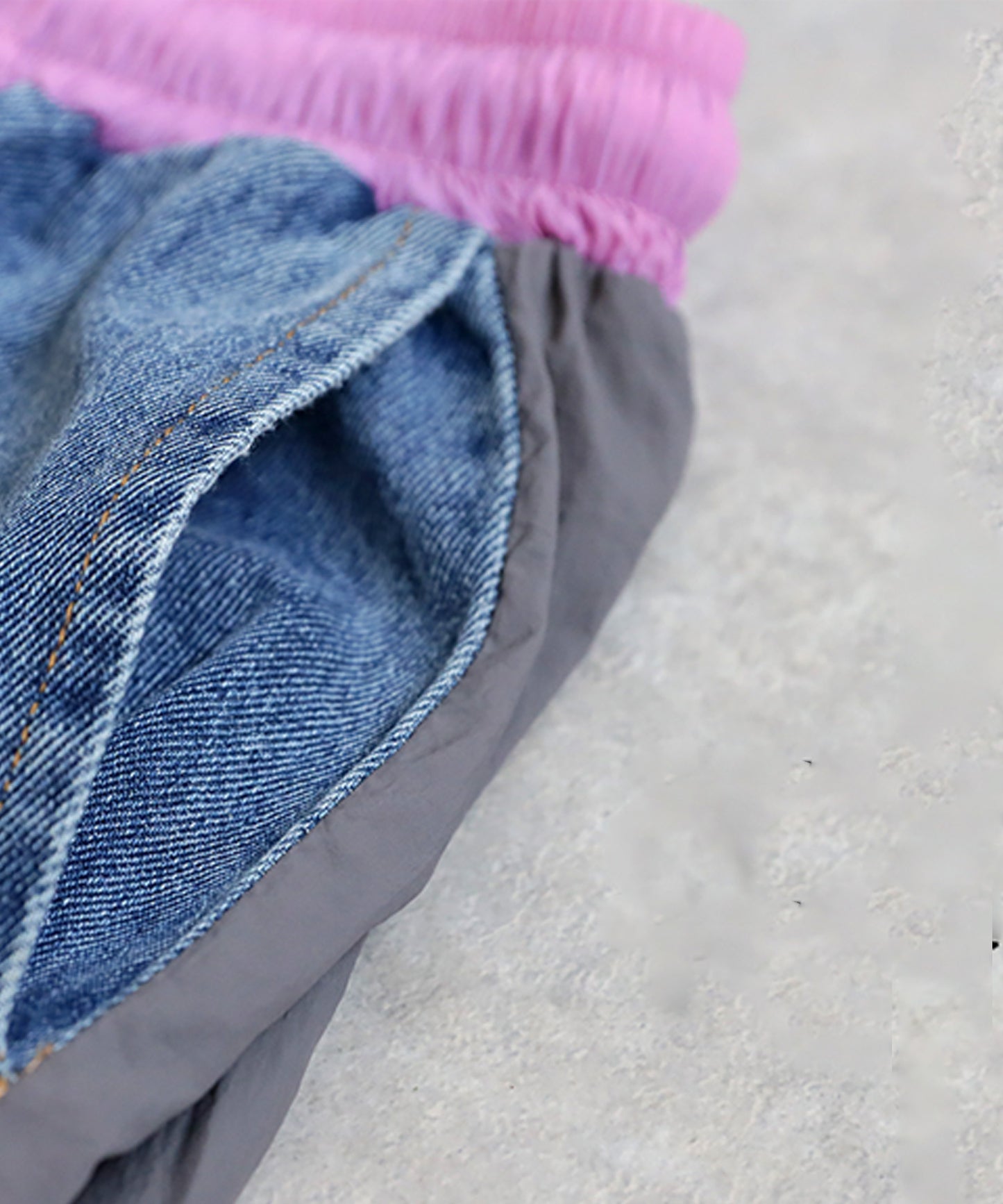 Men's Asymmetrical Denim Pants