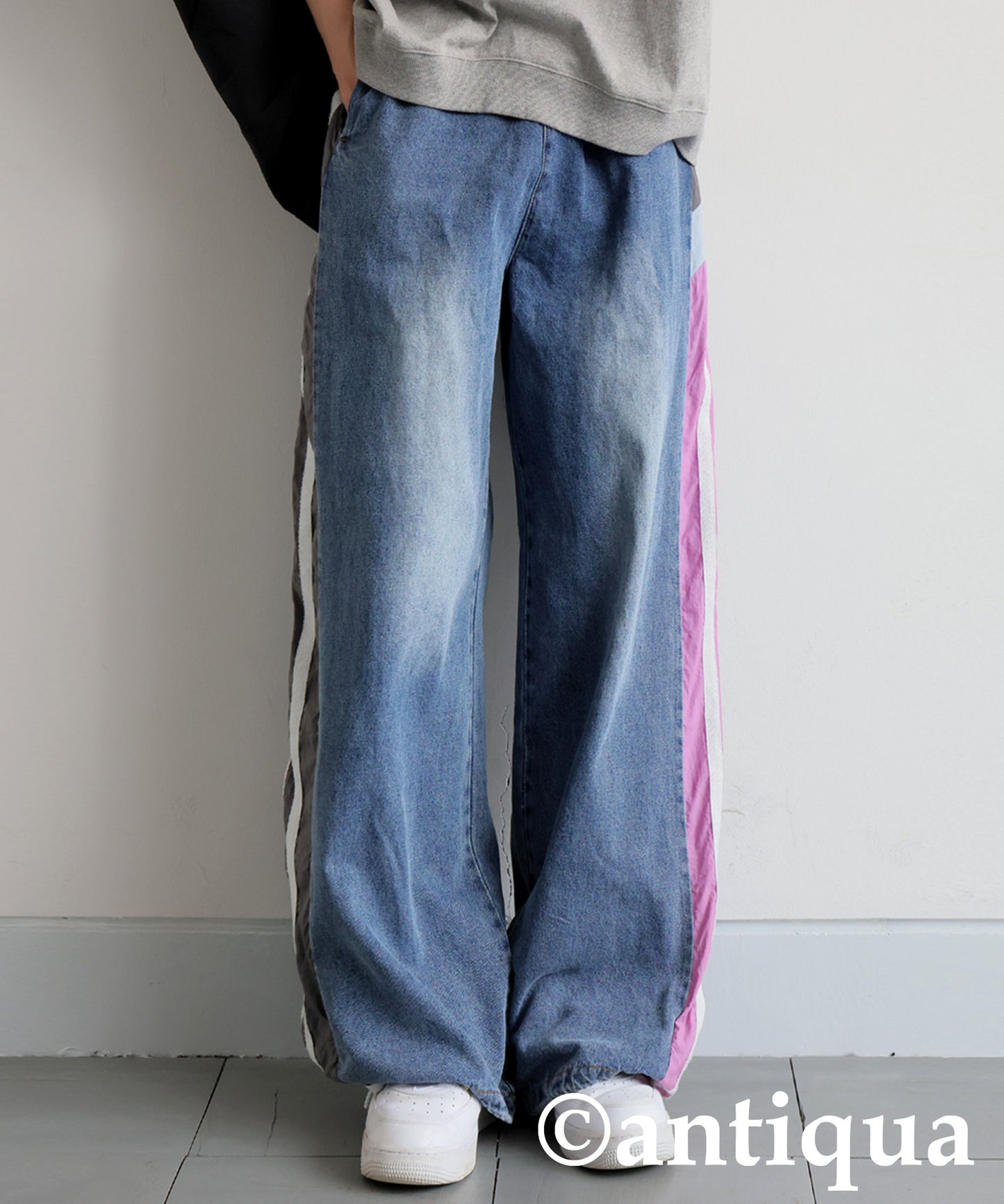 Men's Asymmetrical Denim Pants
