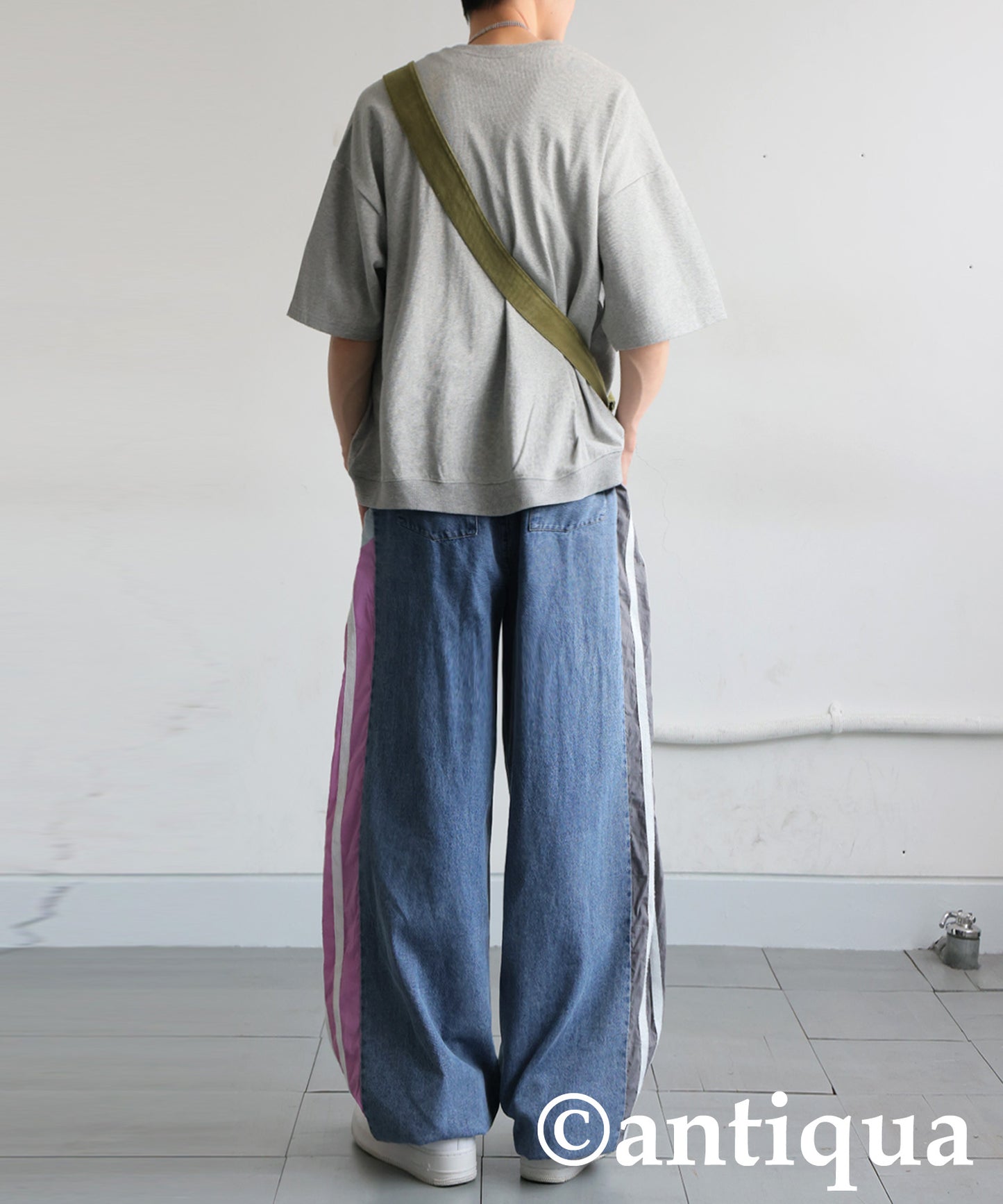 Men's Asymmetrical Denim Pants