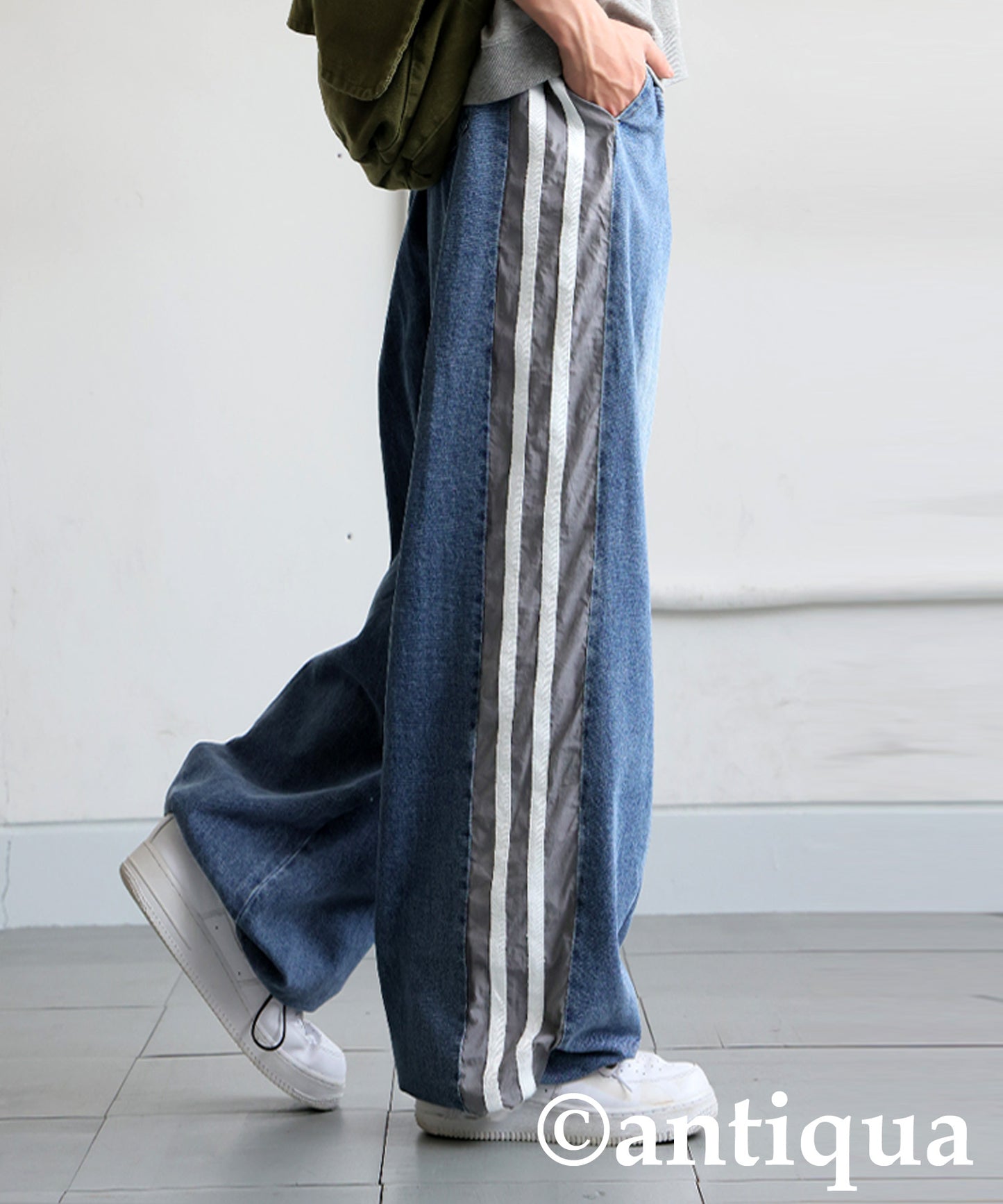 Men's Asymmetrical Denim Pants