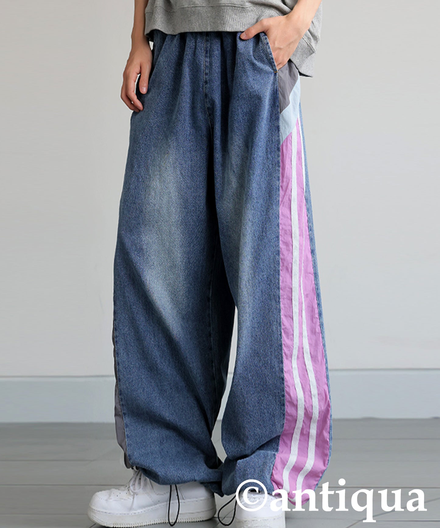 Men's Asymmetrical Denim Pants