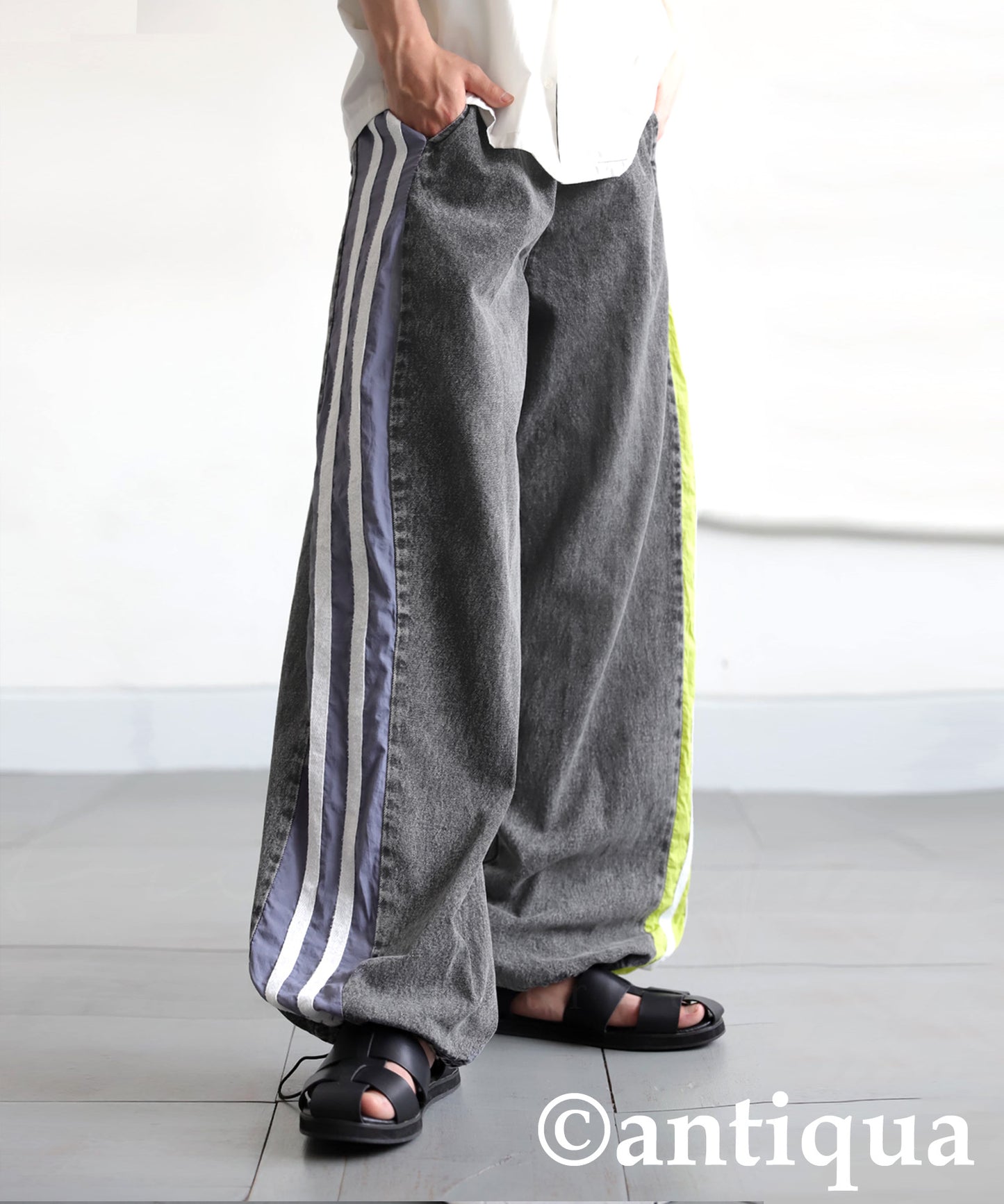 Men's Asymmetrical Denim Pants