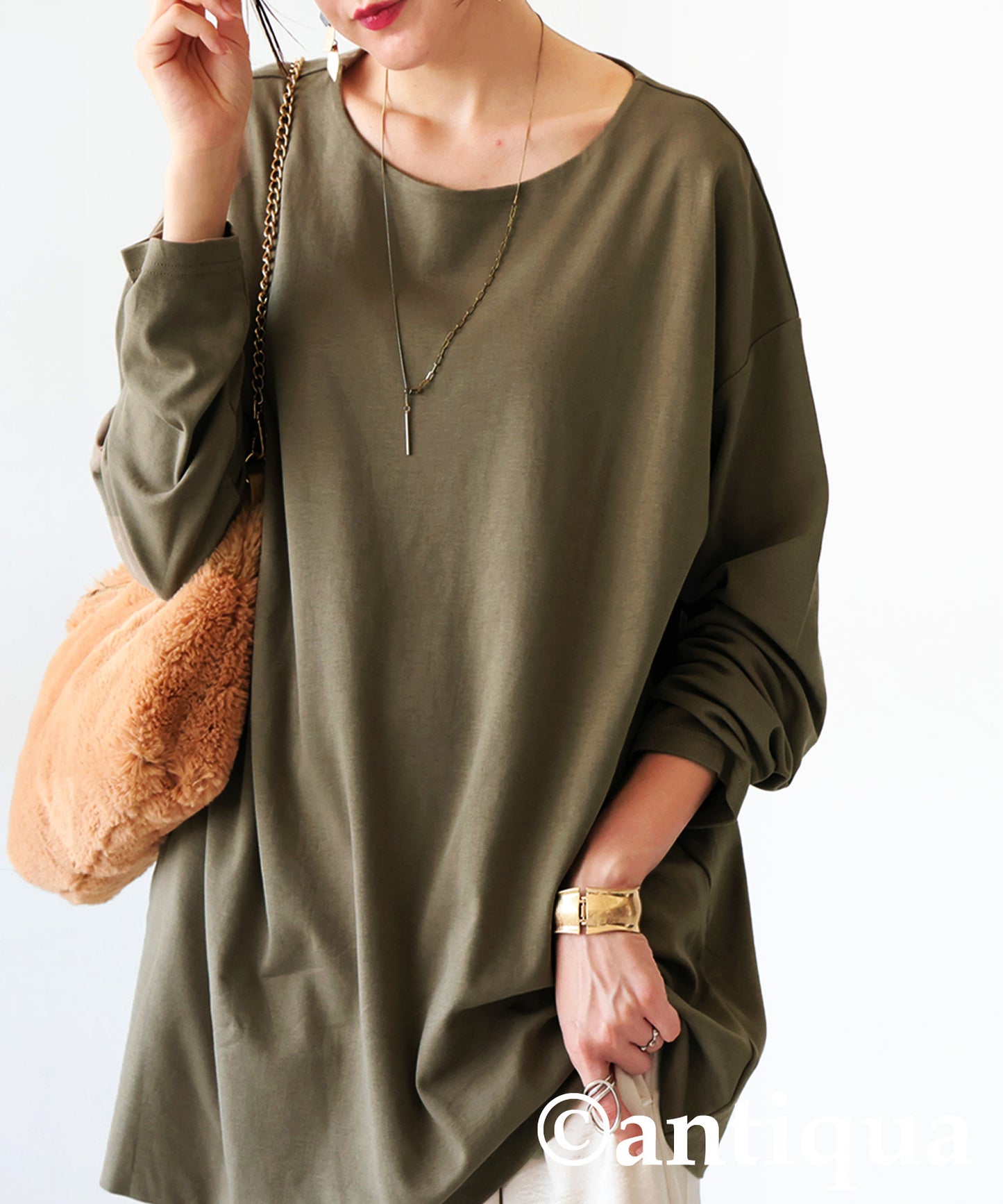 Ladies Dense Skin Long T-Shirt