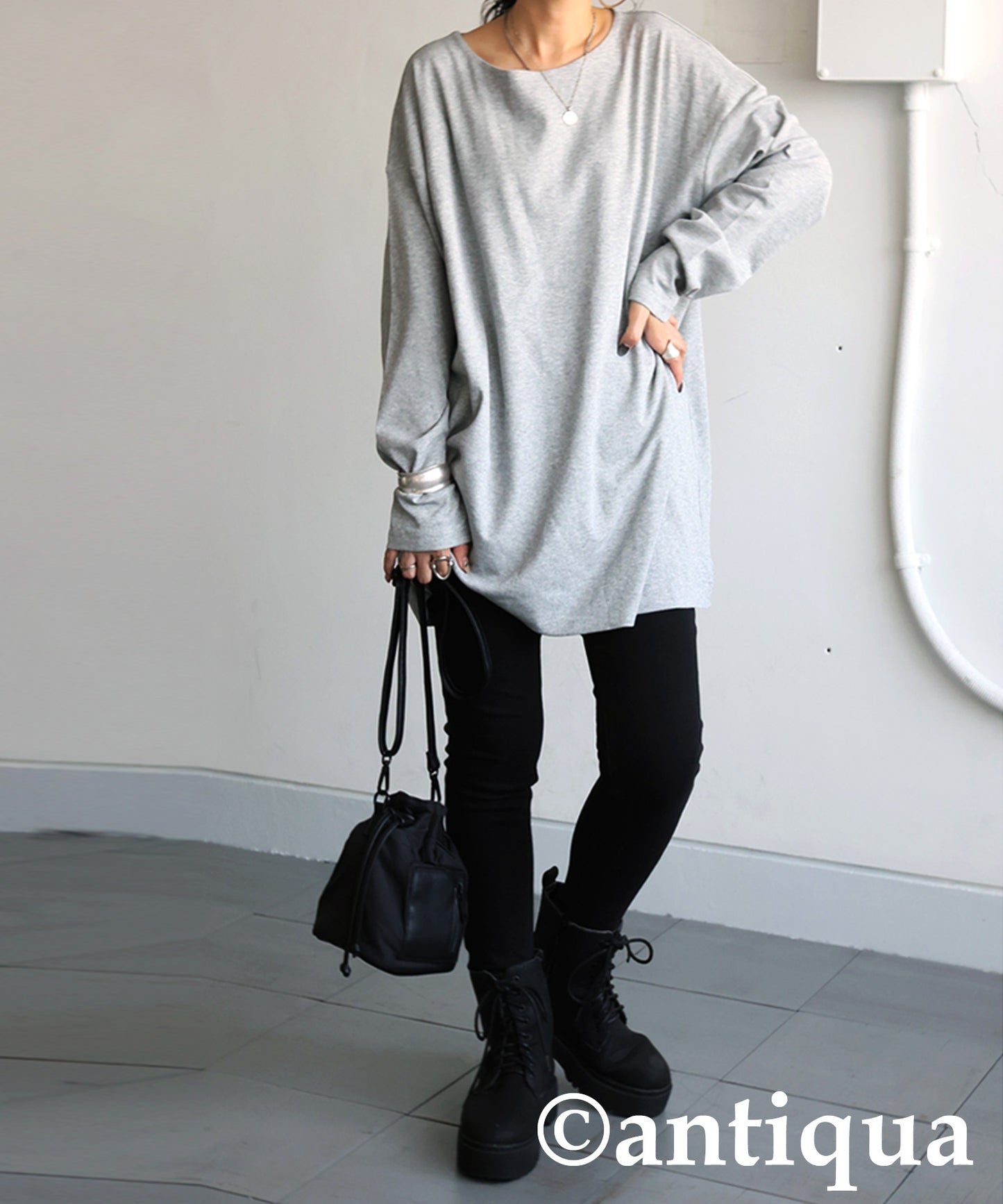Ladies Dense Skin Long T-Shirt