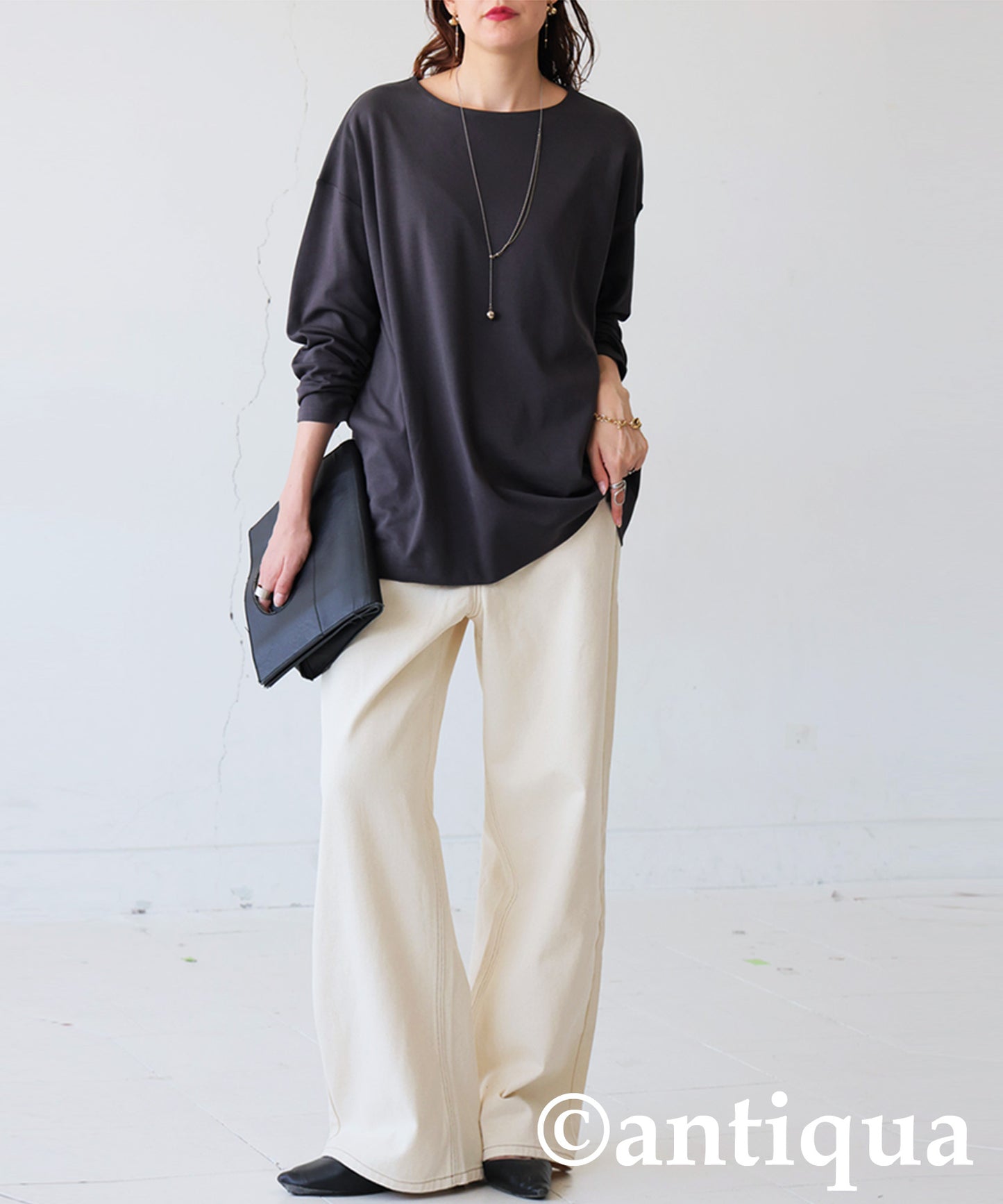 Ladies Dense Skin Long T-Shirt