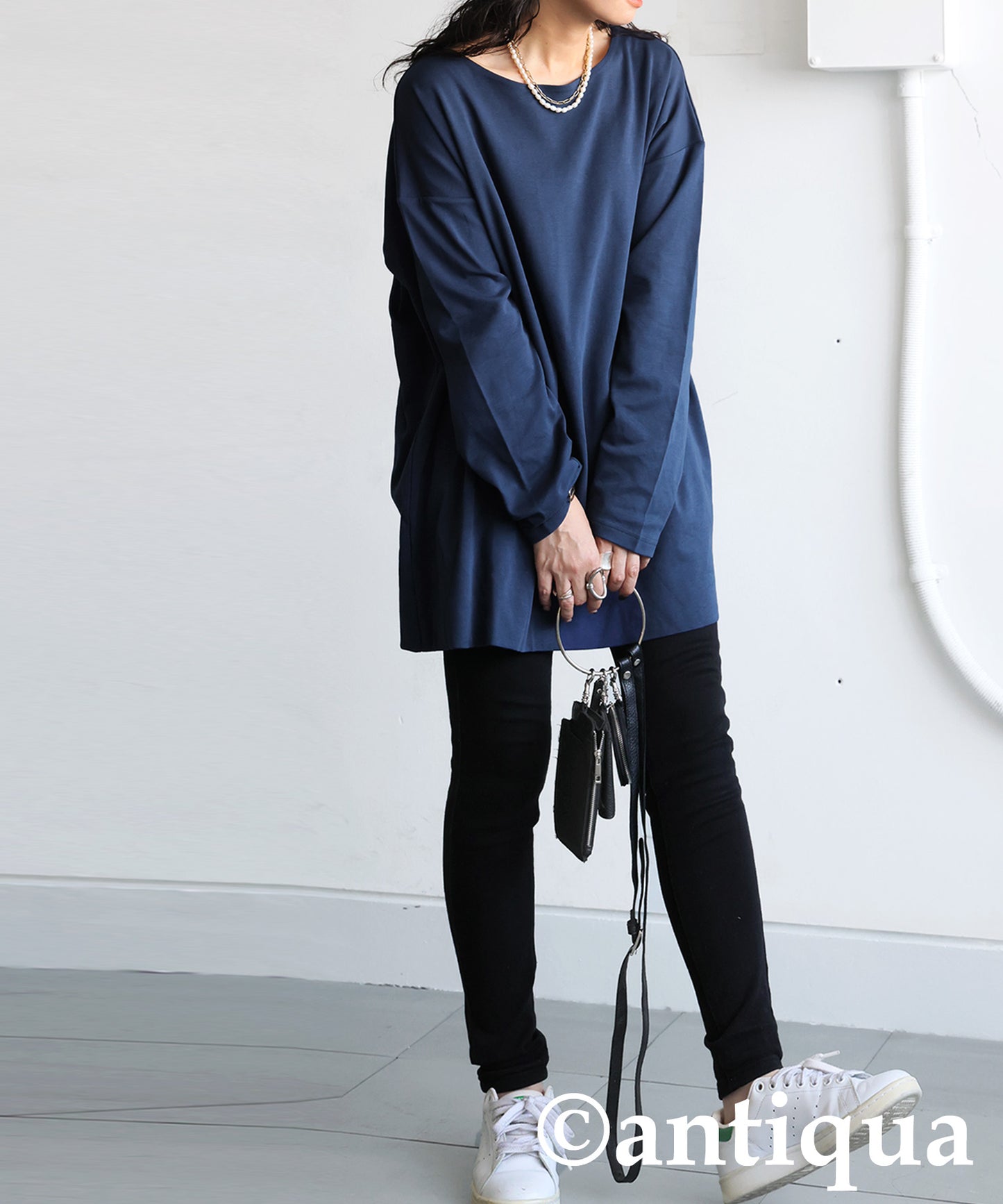 Ladies Dense Skin Long T-Shirt