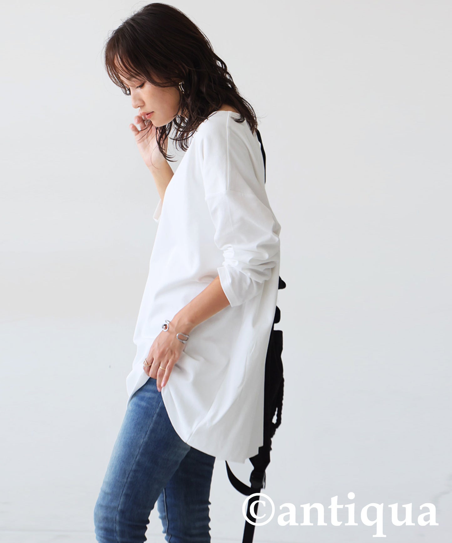 Ladies Dense Skin Long T-Shirt