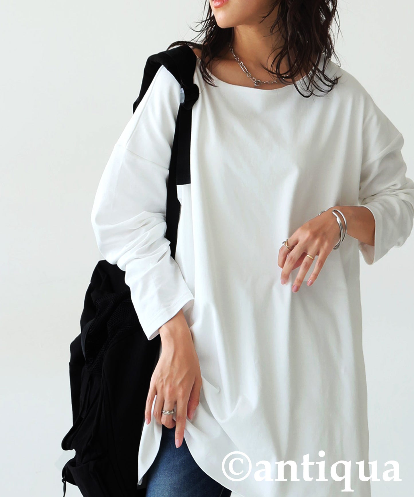Ladies Dense Skin Long T-Shirt