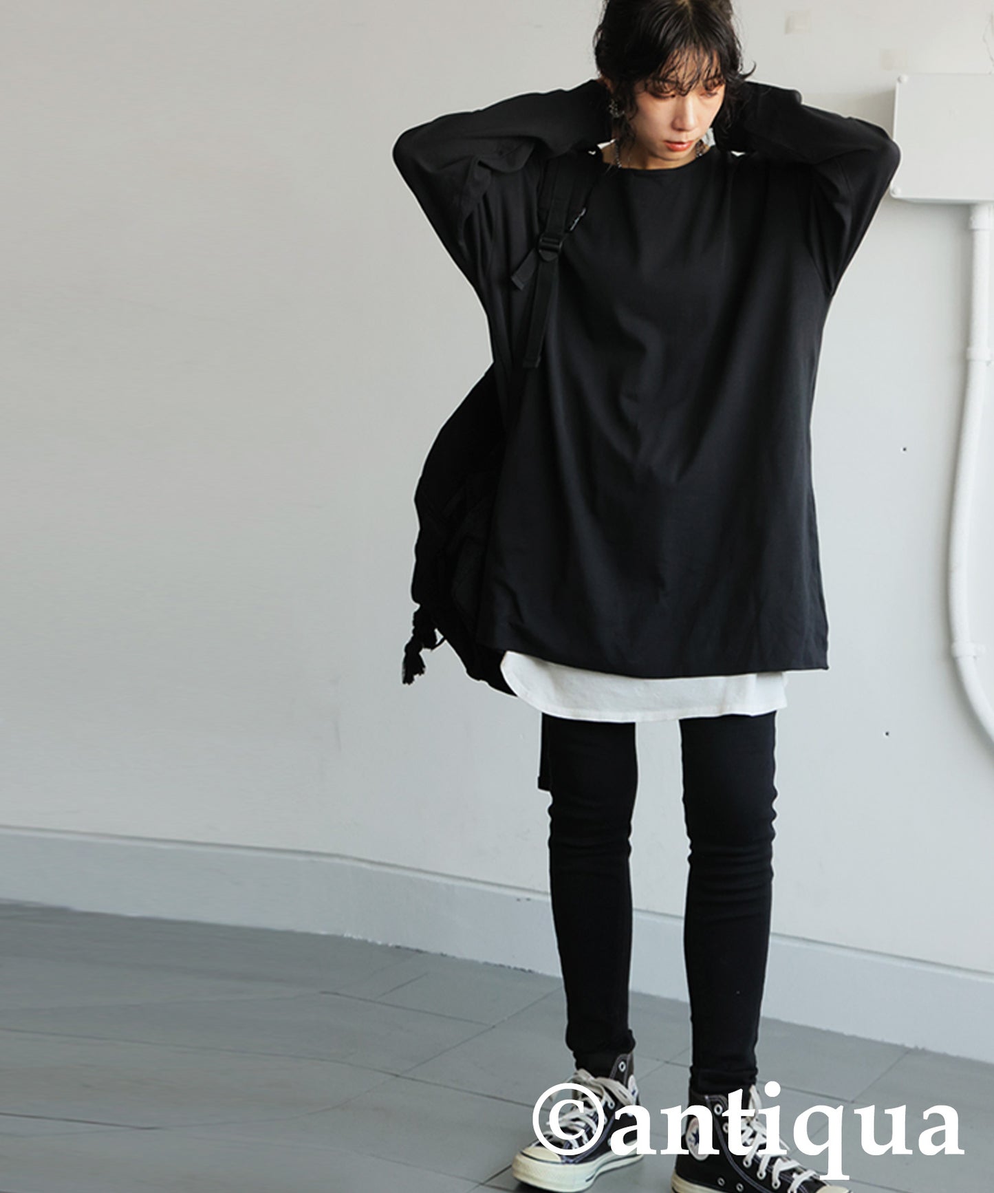 Ladies Dense Skin Long T-Shirt