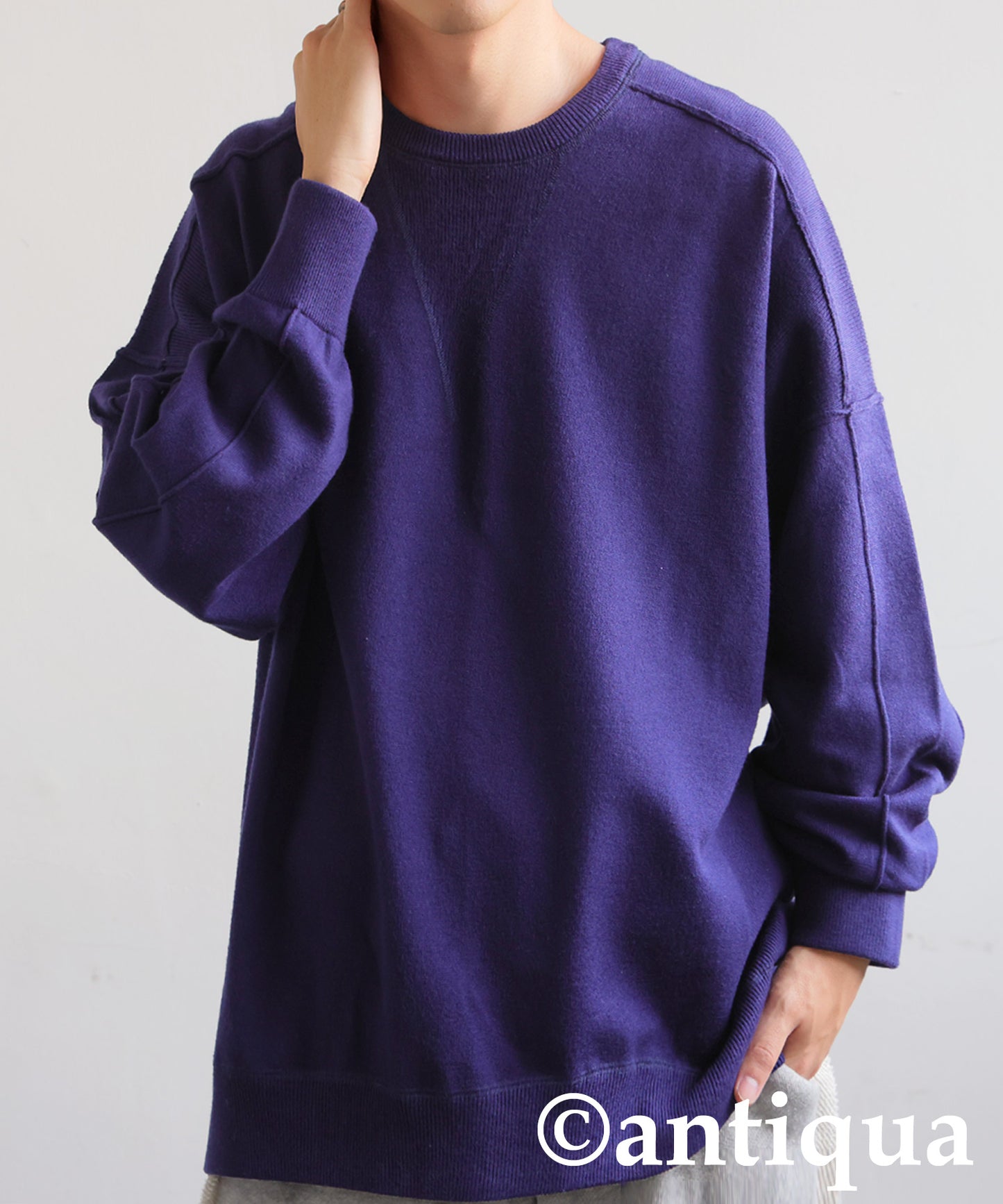 Sweat-Like Knit Men's