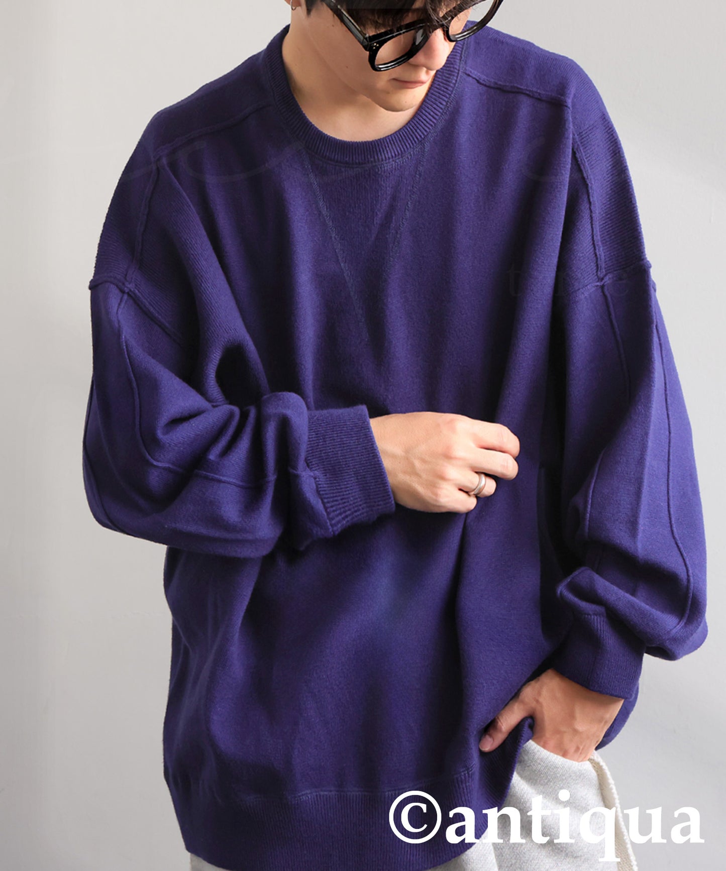 Sweat-Like Knit Men's