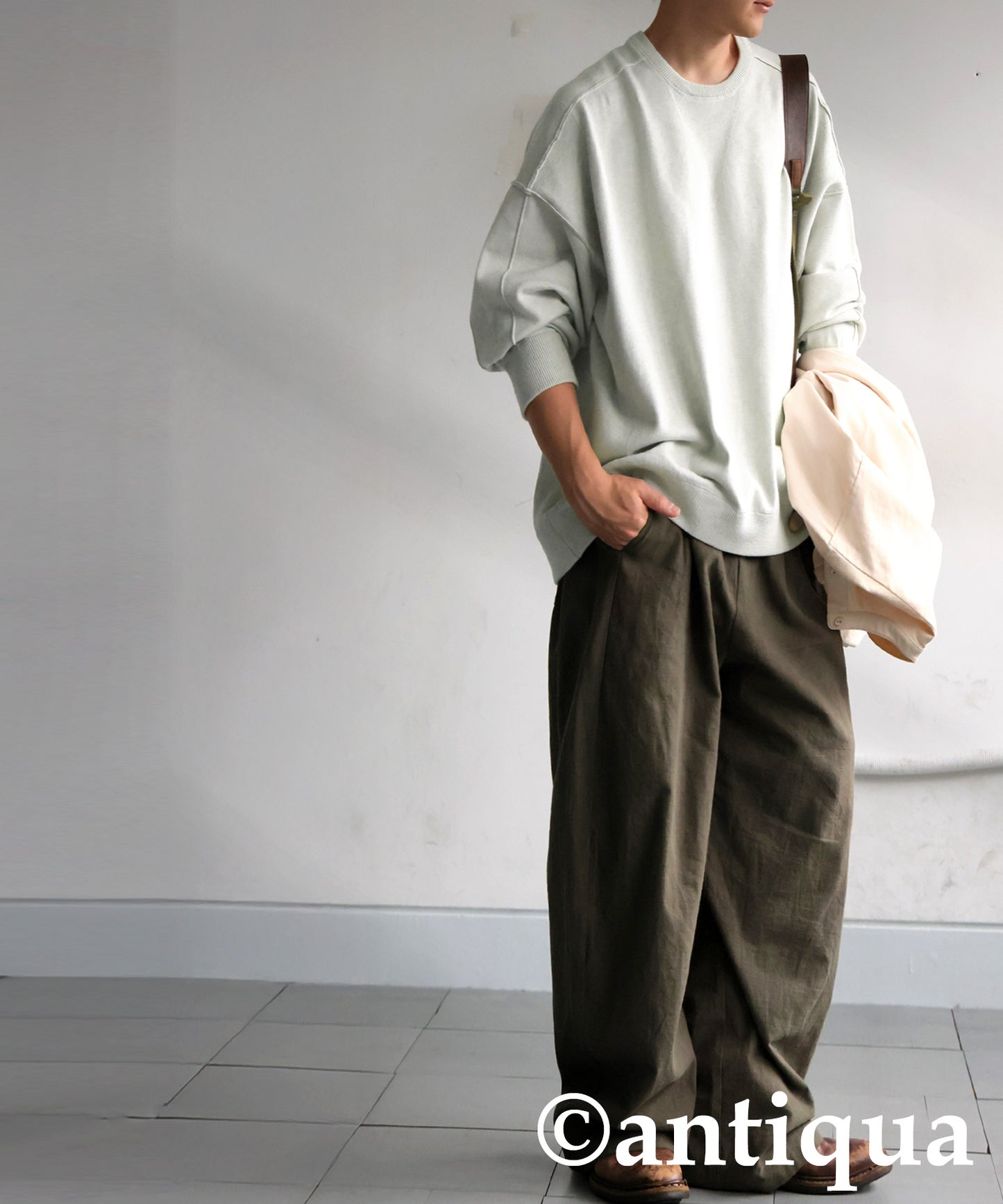 Sweat-Like Knit Men's