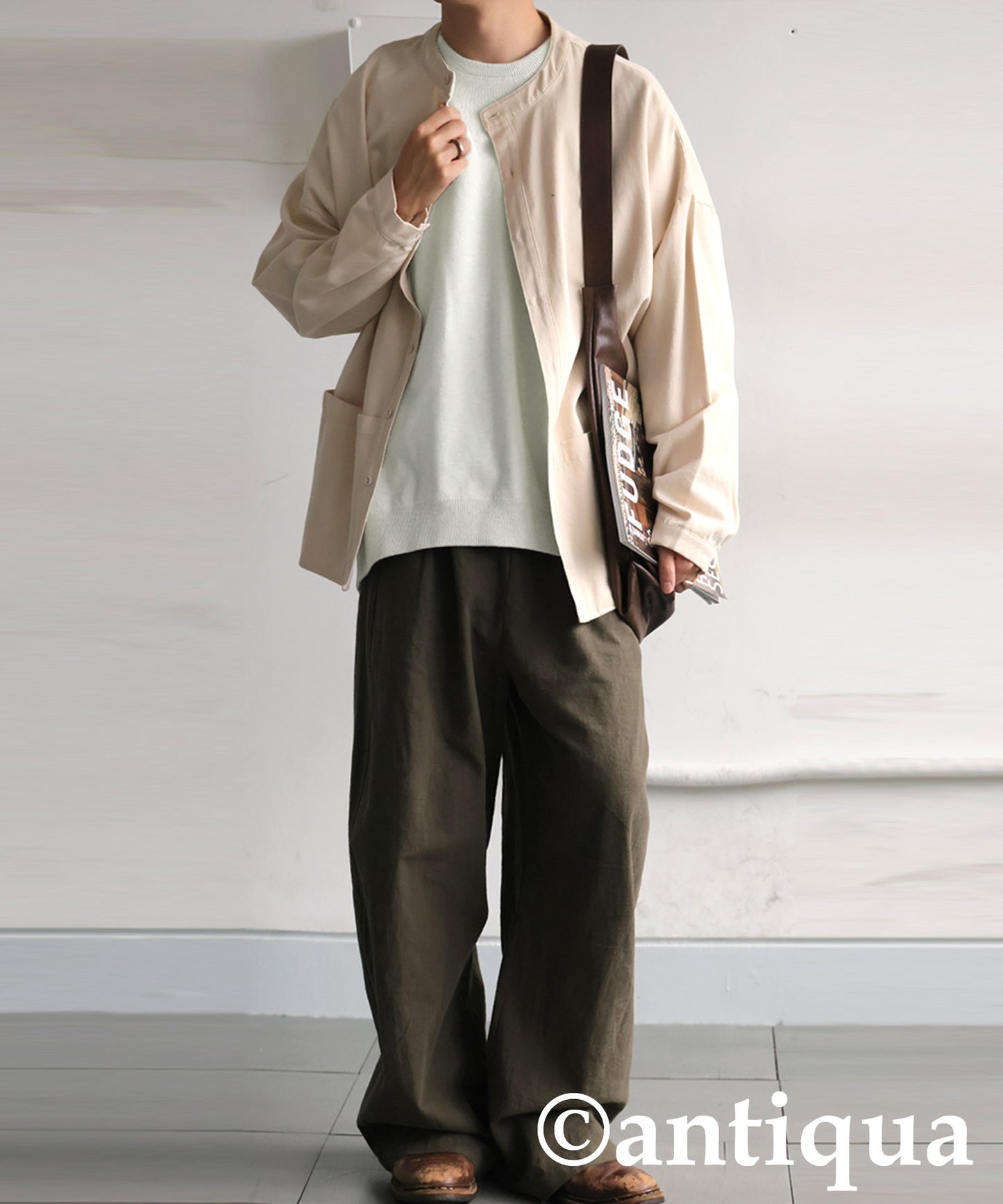 Sweat-Like Knit Men's