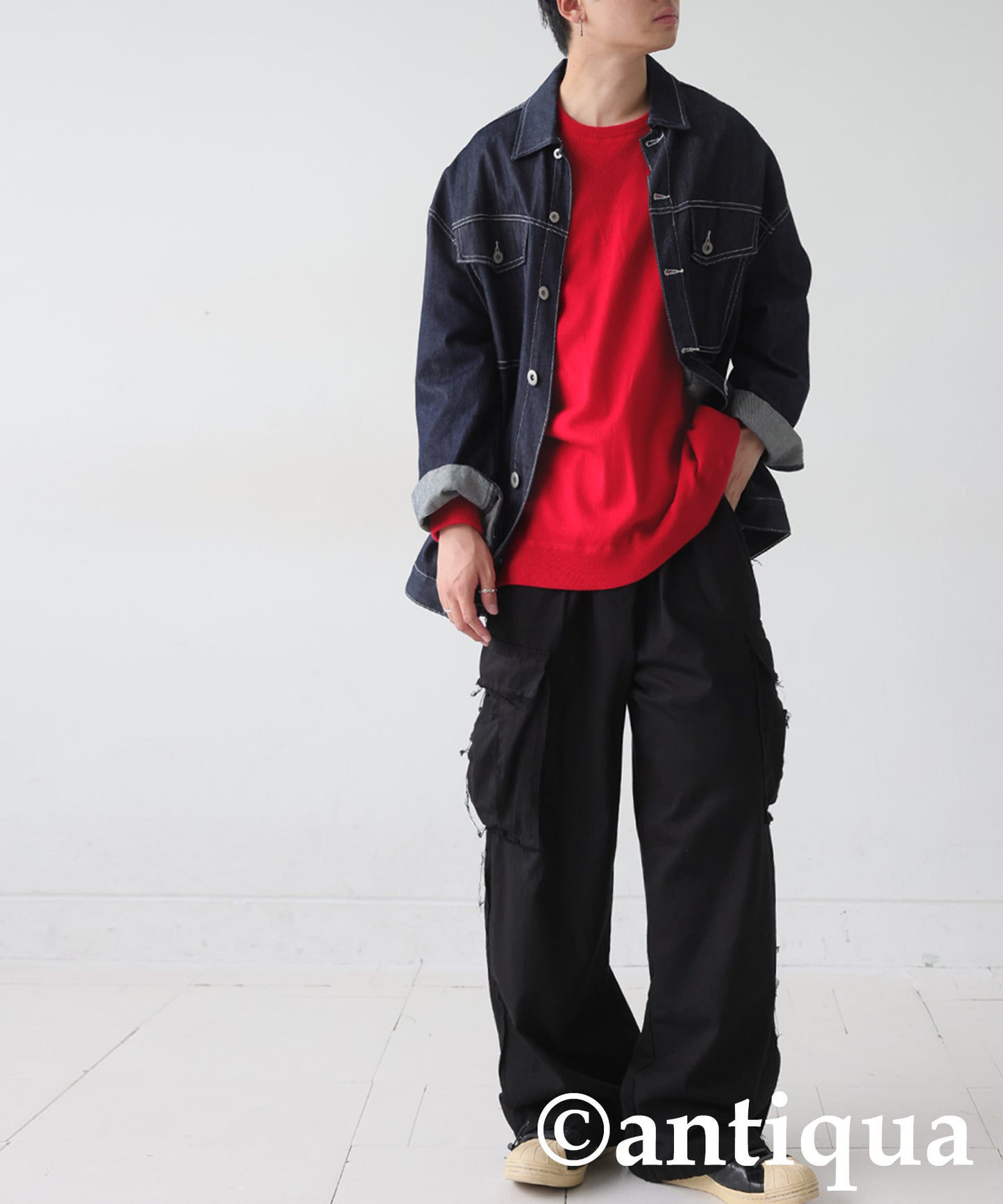 Sweat-Like Knit Men's