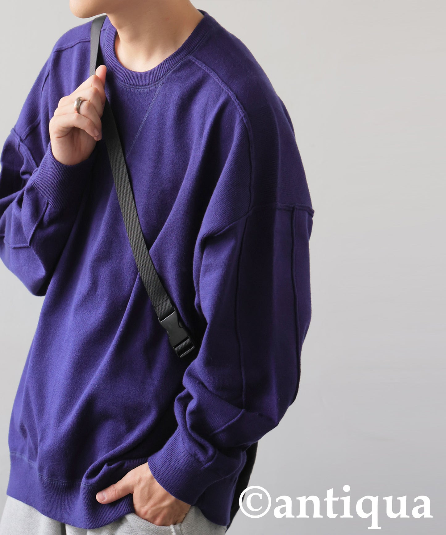 Sweat-Like Knit Men's