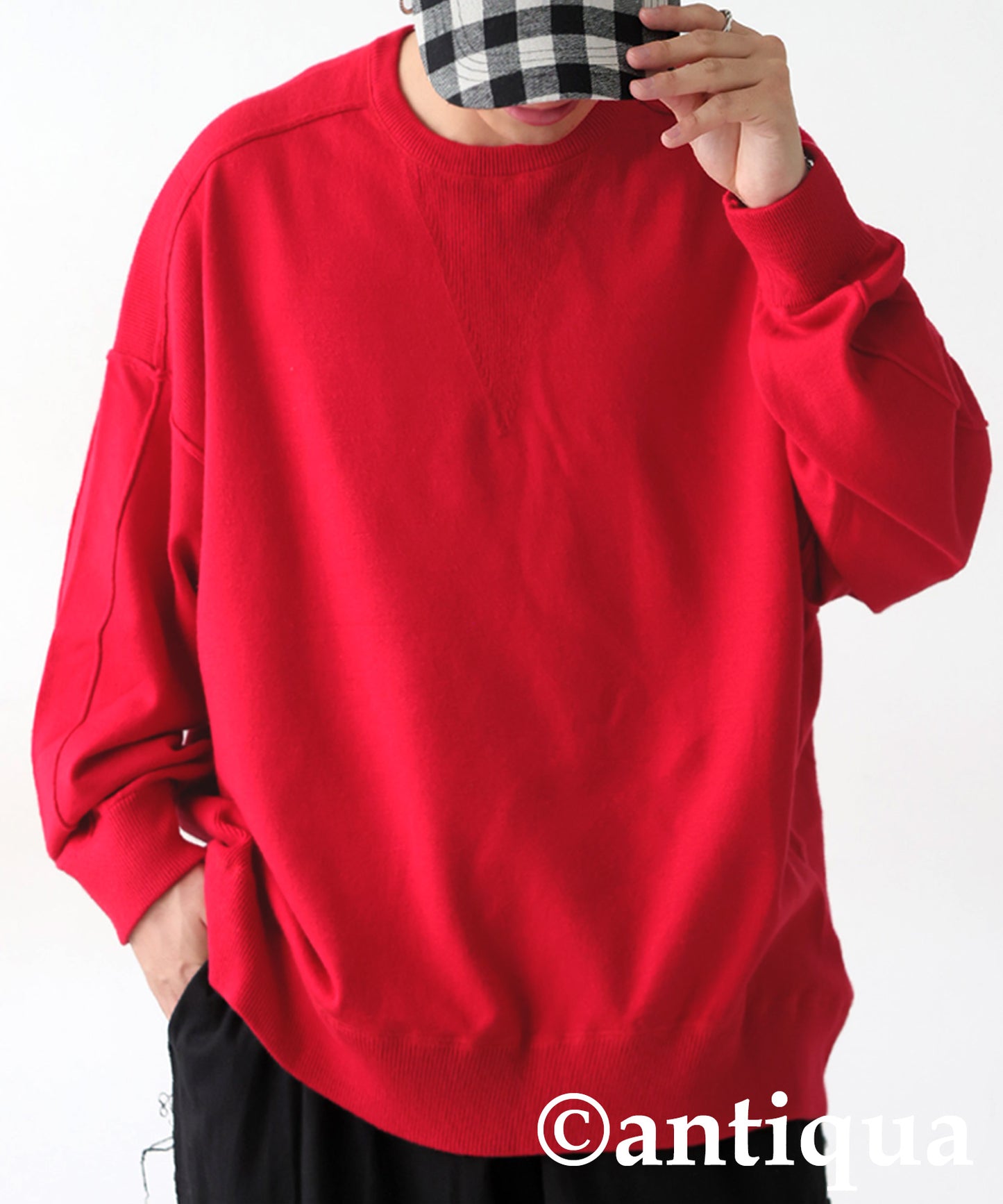 Sweat-Like Knit Men's