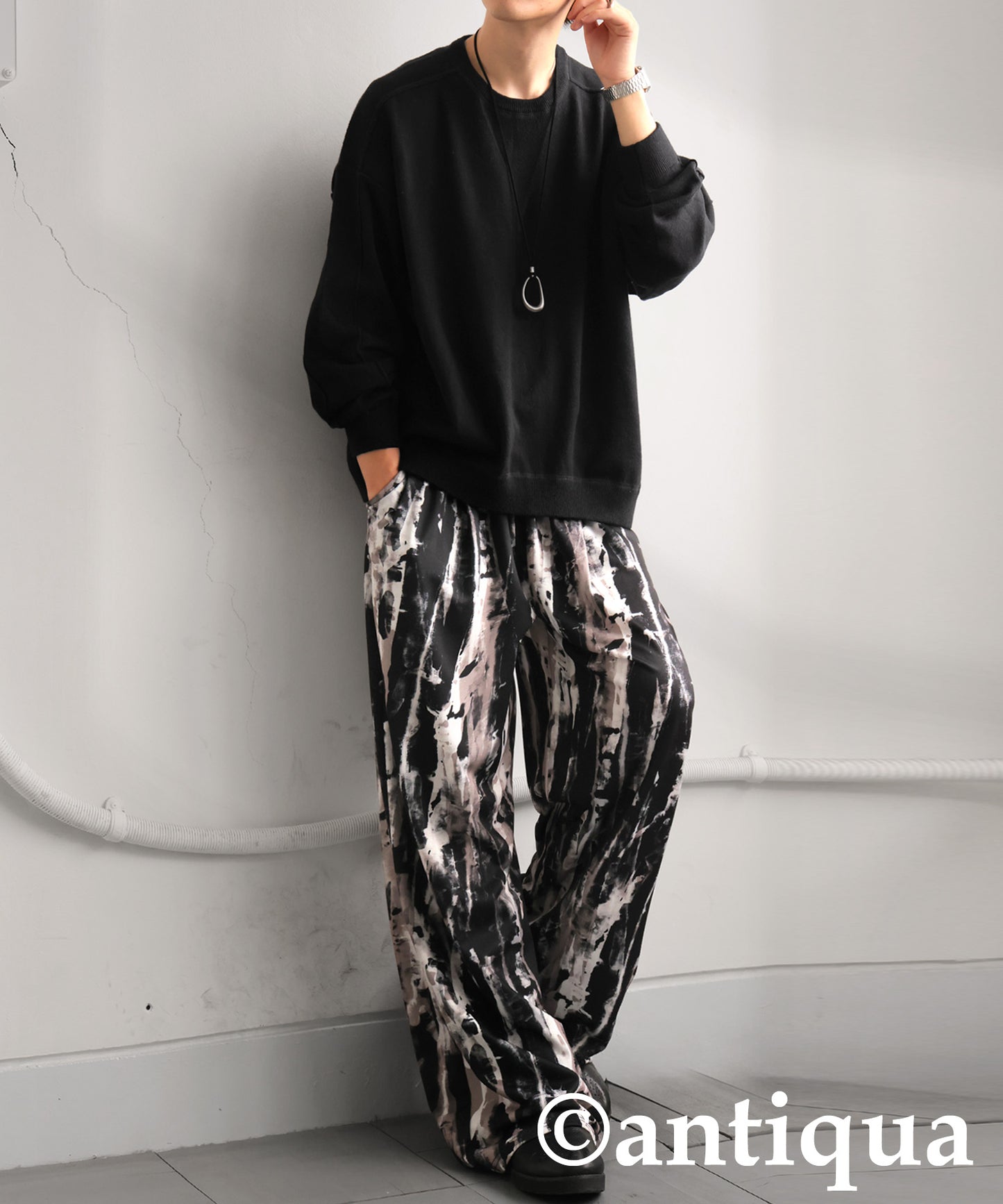 Sweat-Like Knit Men's