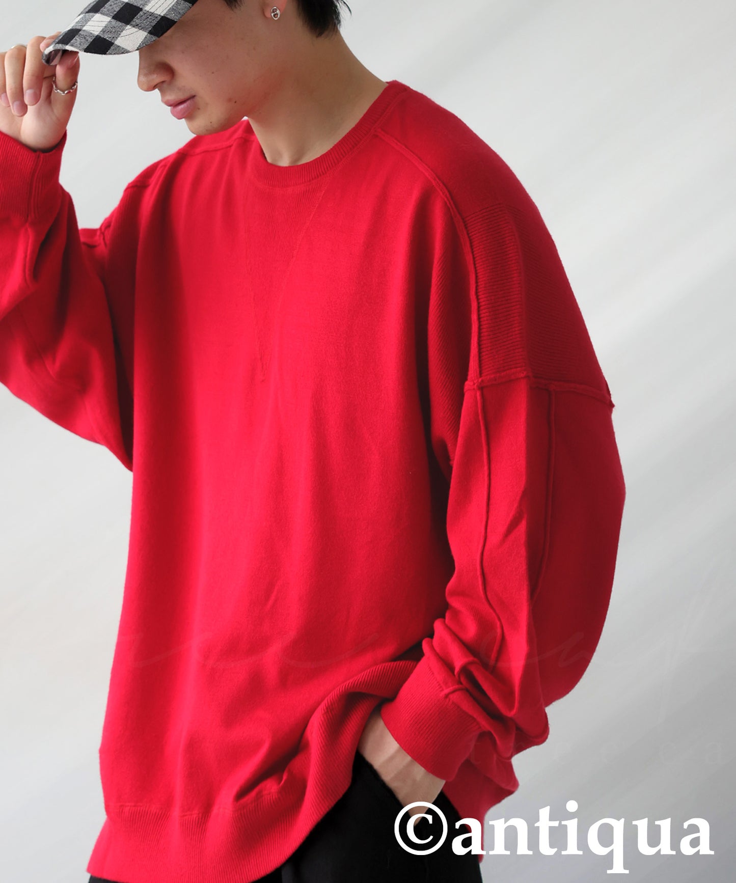 Sweat-Like Knit Men's