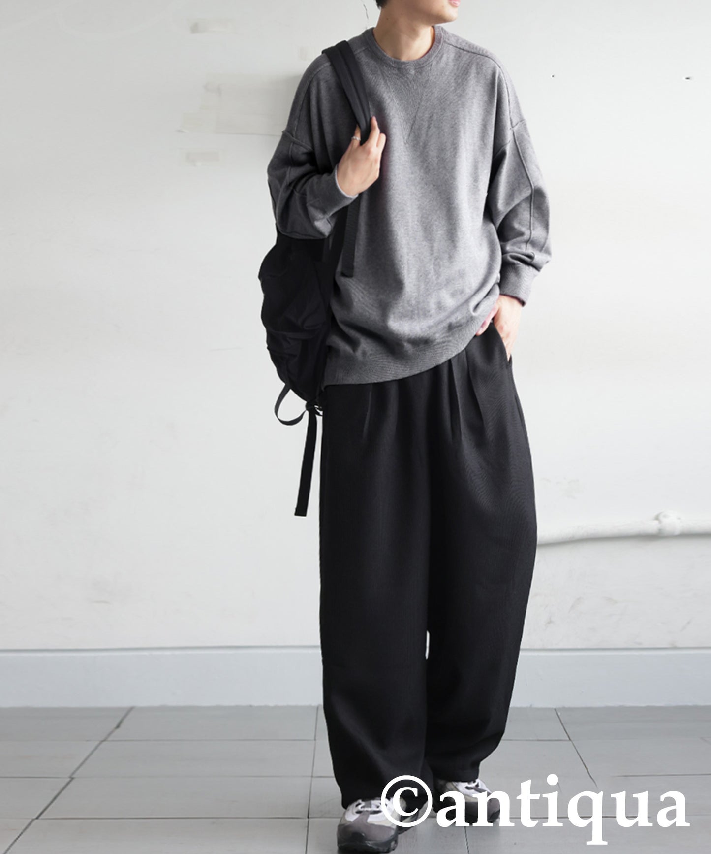 Sweat-Like Knit Men's