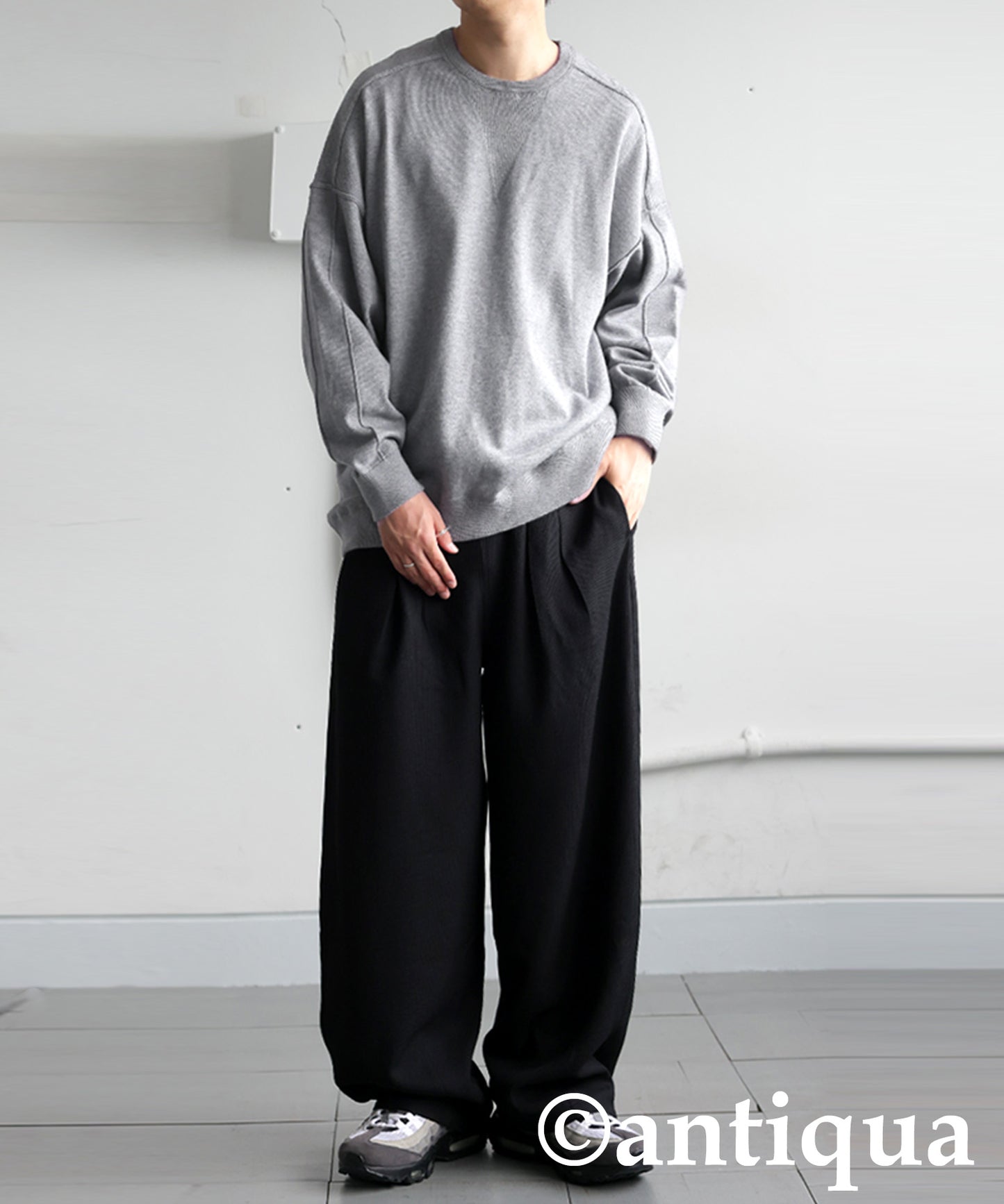 Sweat-Like Knit Men's