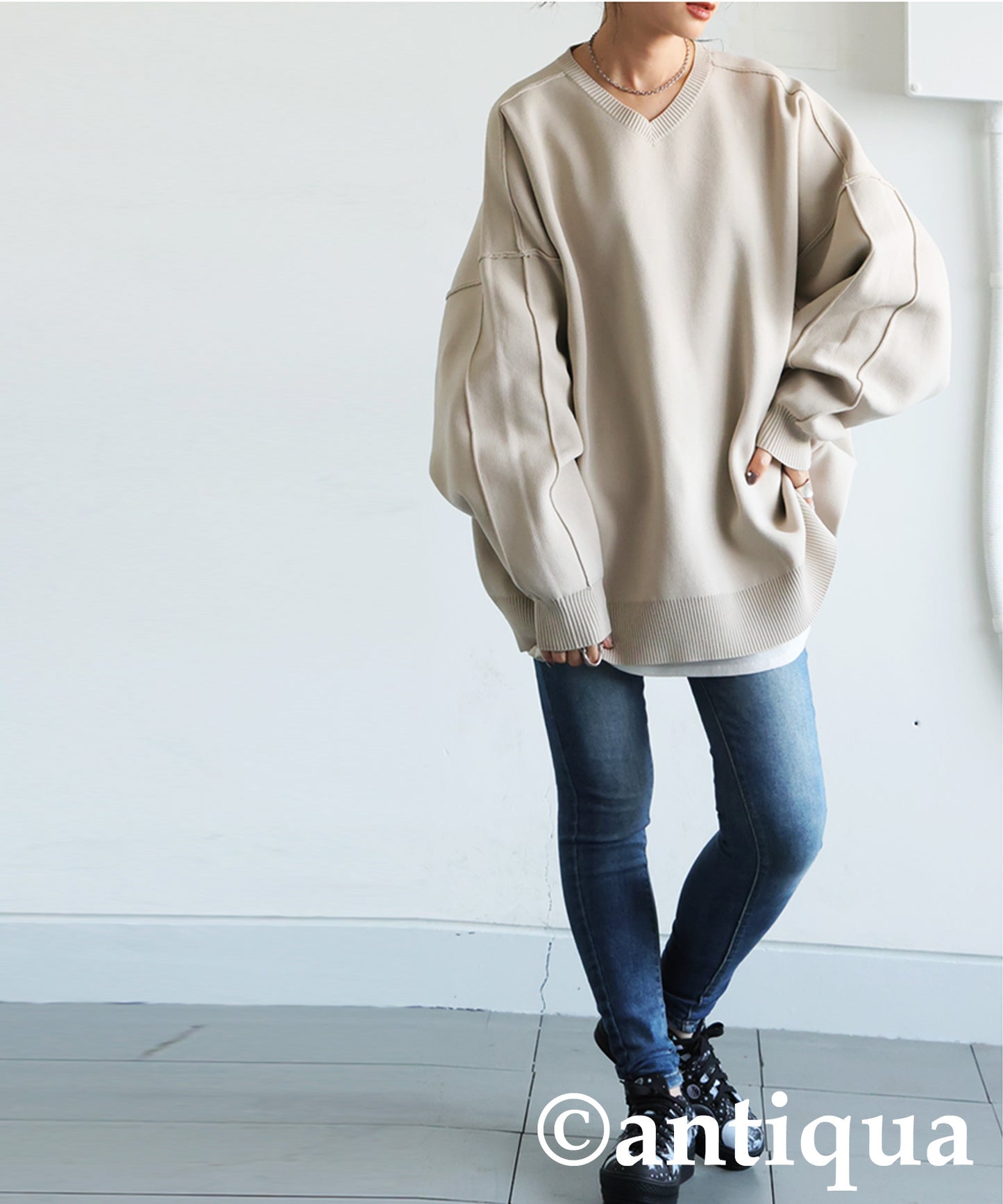 Sponge Knit Tops Ladies