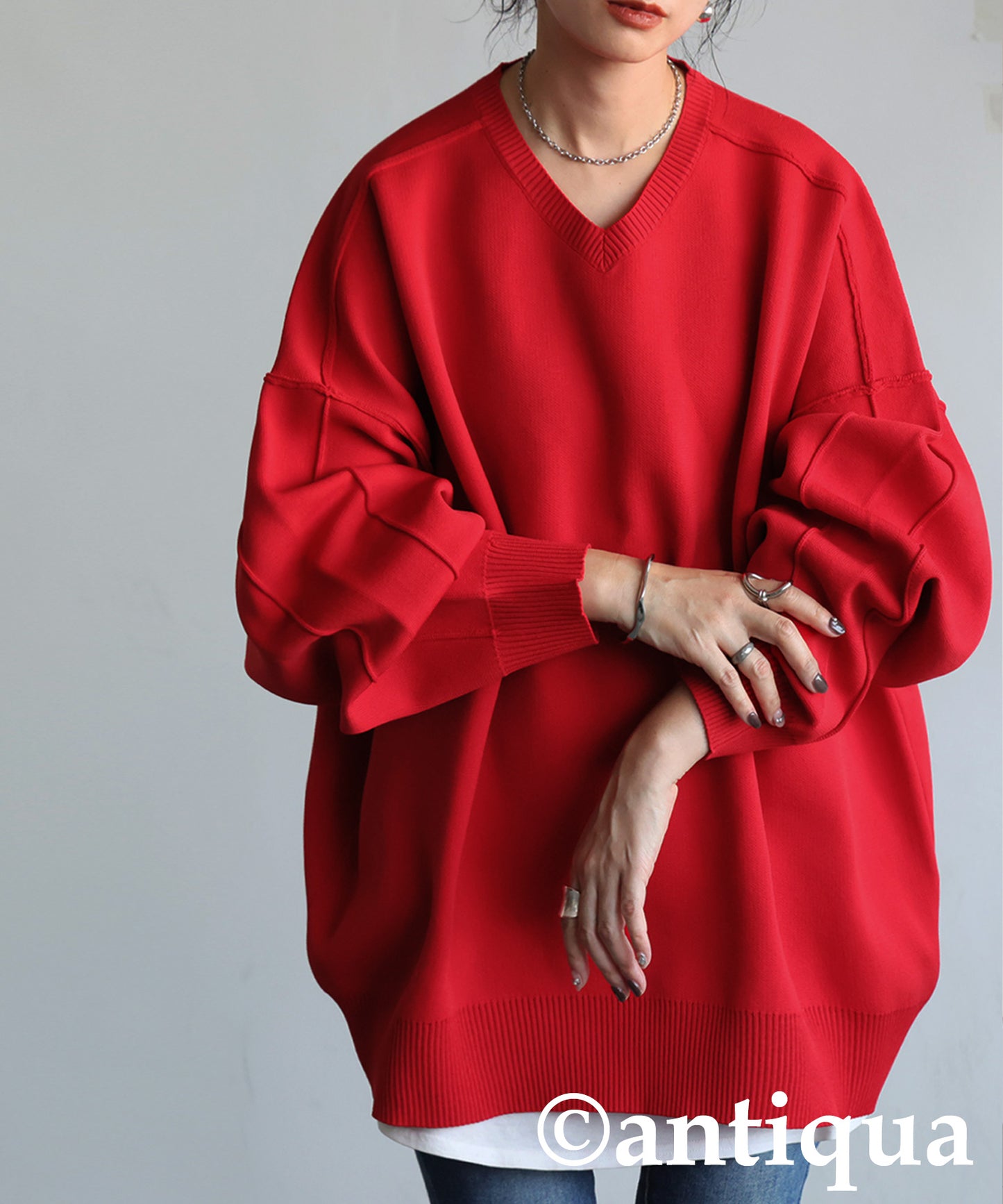 Sponge Knit Tops Ladies