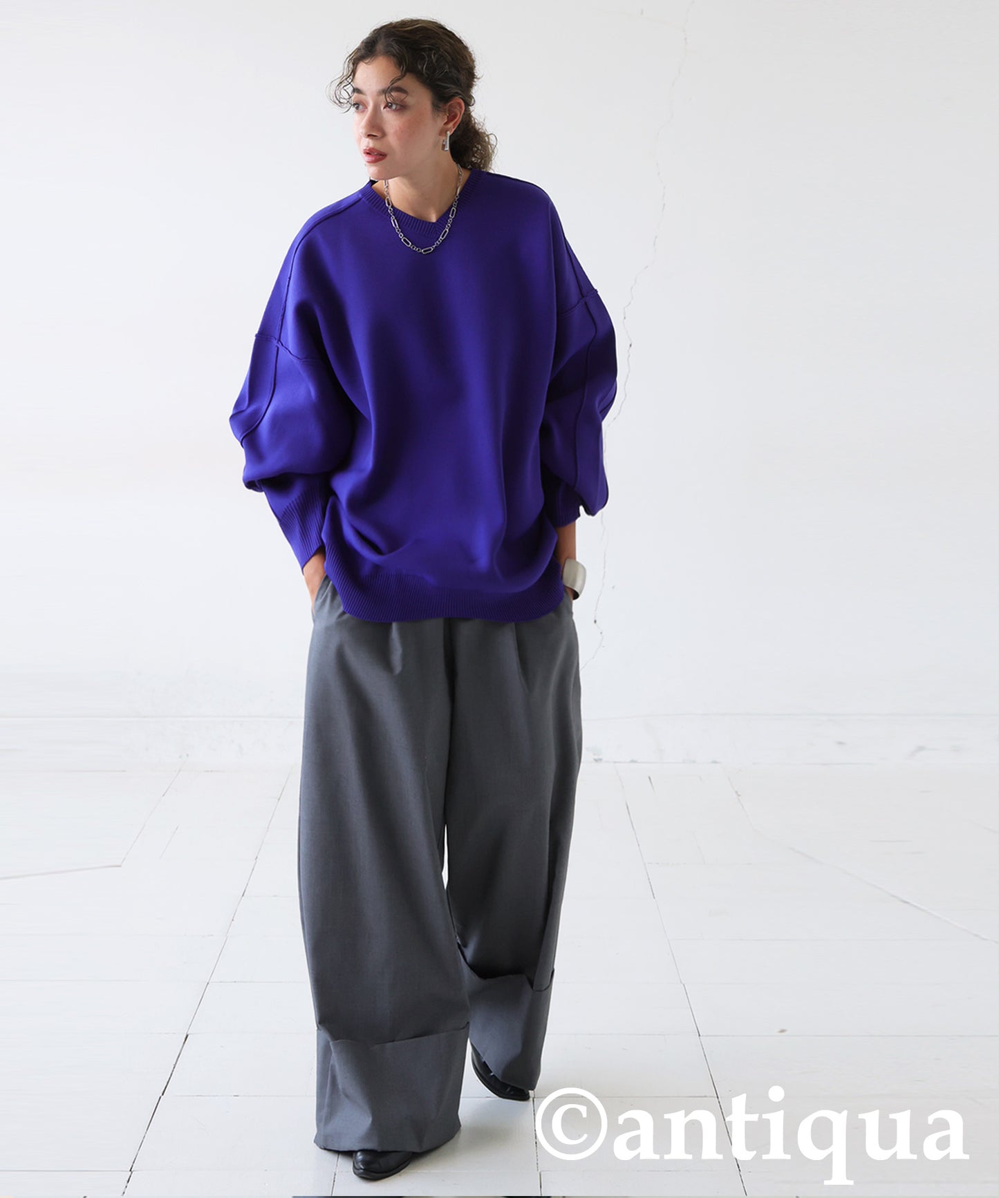 Sponge Knit Tops Ladies