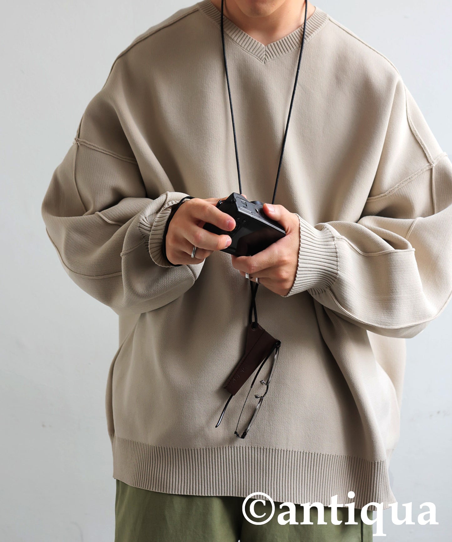 Sponge Knit Tops Men's