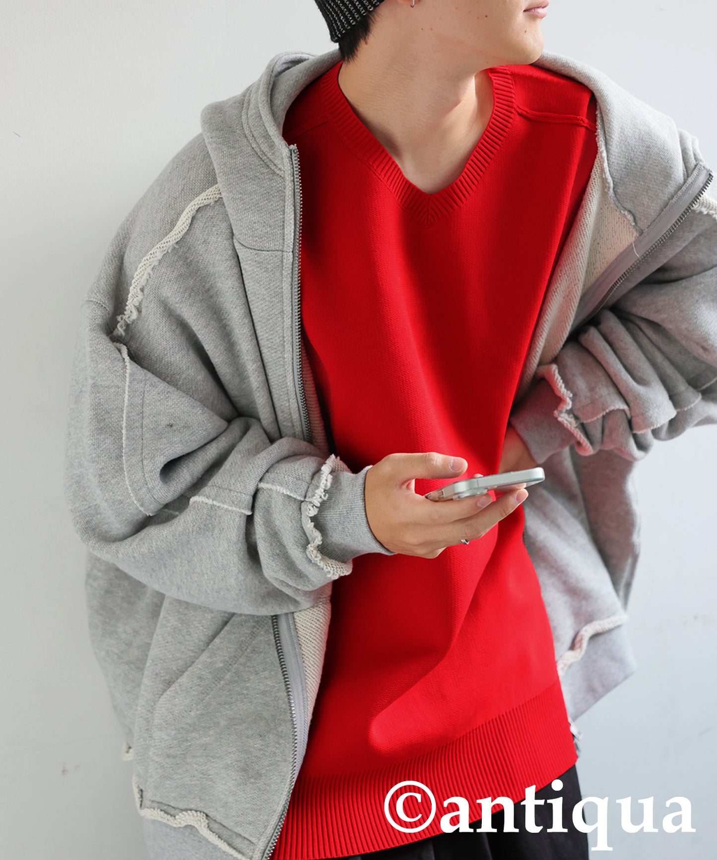 Sponge Knit Tops Men's