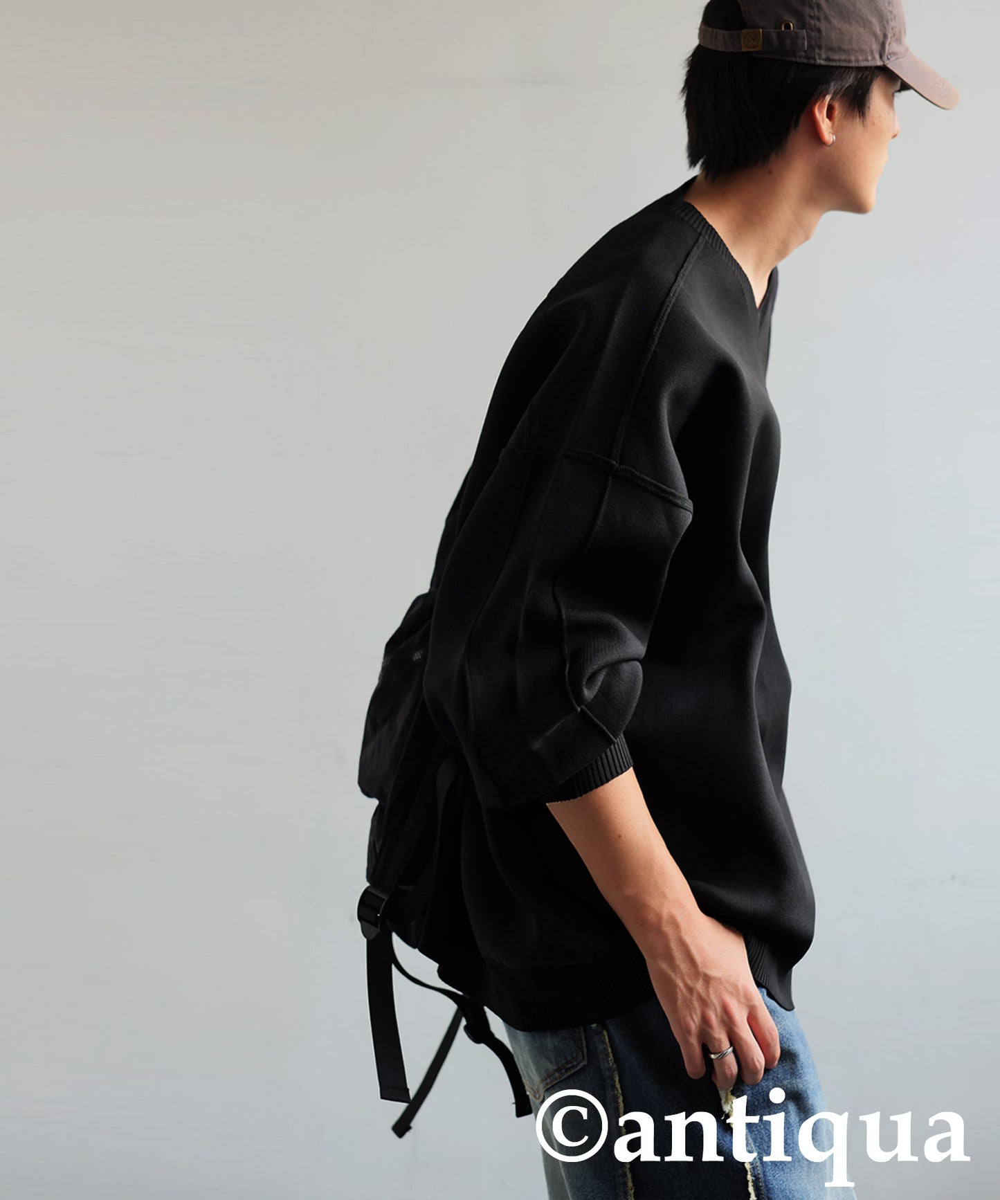 Sponge Knit Tops Men's