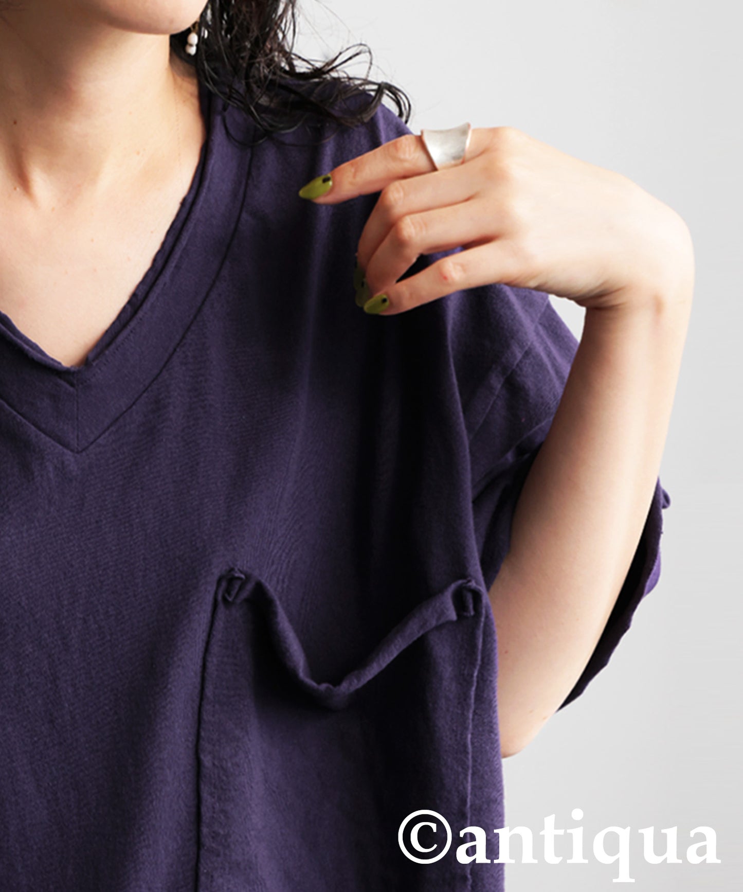 Ladies Cut-Off Big T-Shirt